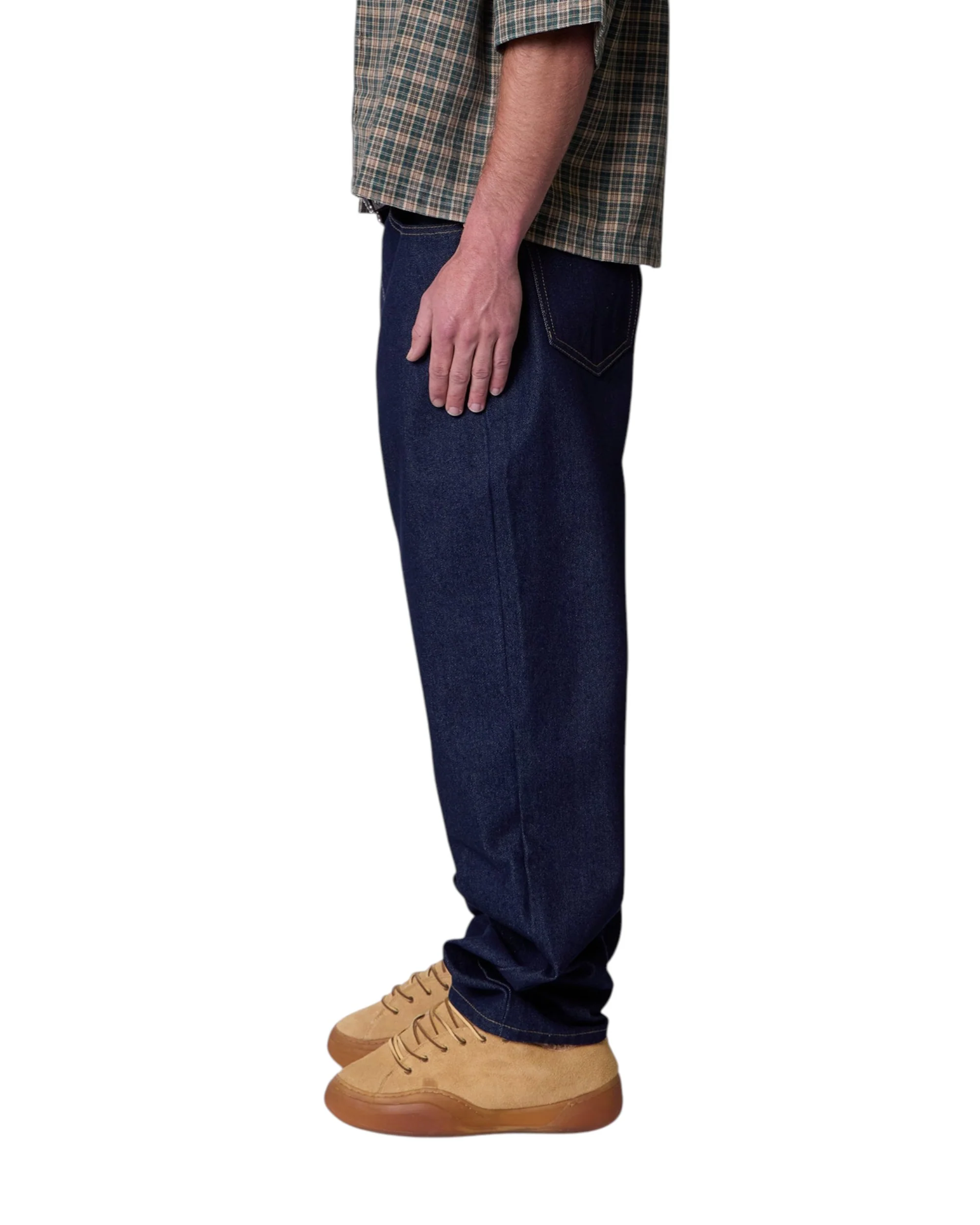 Raw Ultra Baggy Denim - Rinsed Indigo - Image 7