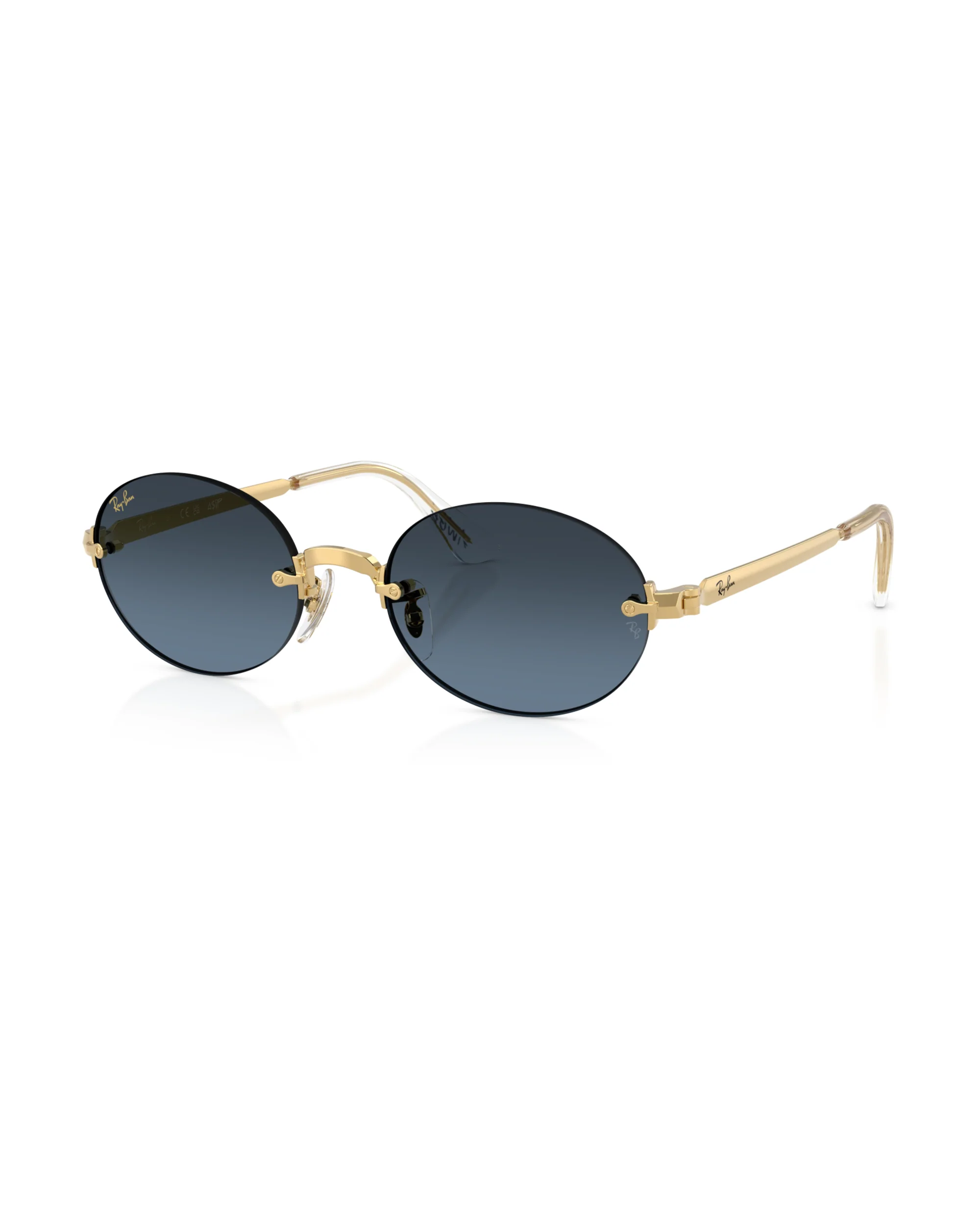 RAY-BAN X A$AP ROCKY RIMLESS OVAL BLUE GRADIENT DARK GREY - Image 3