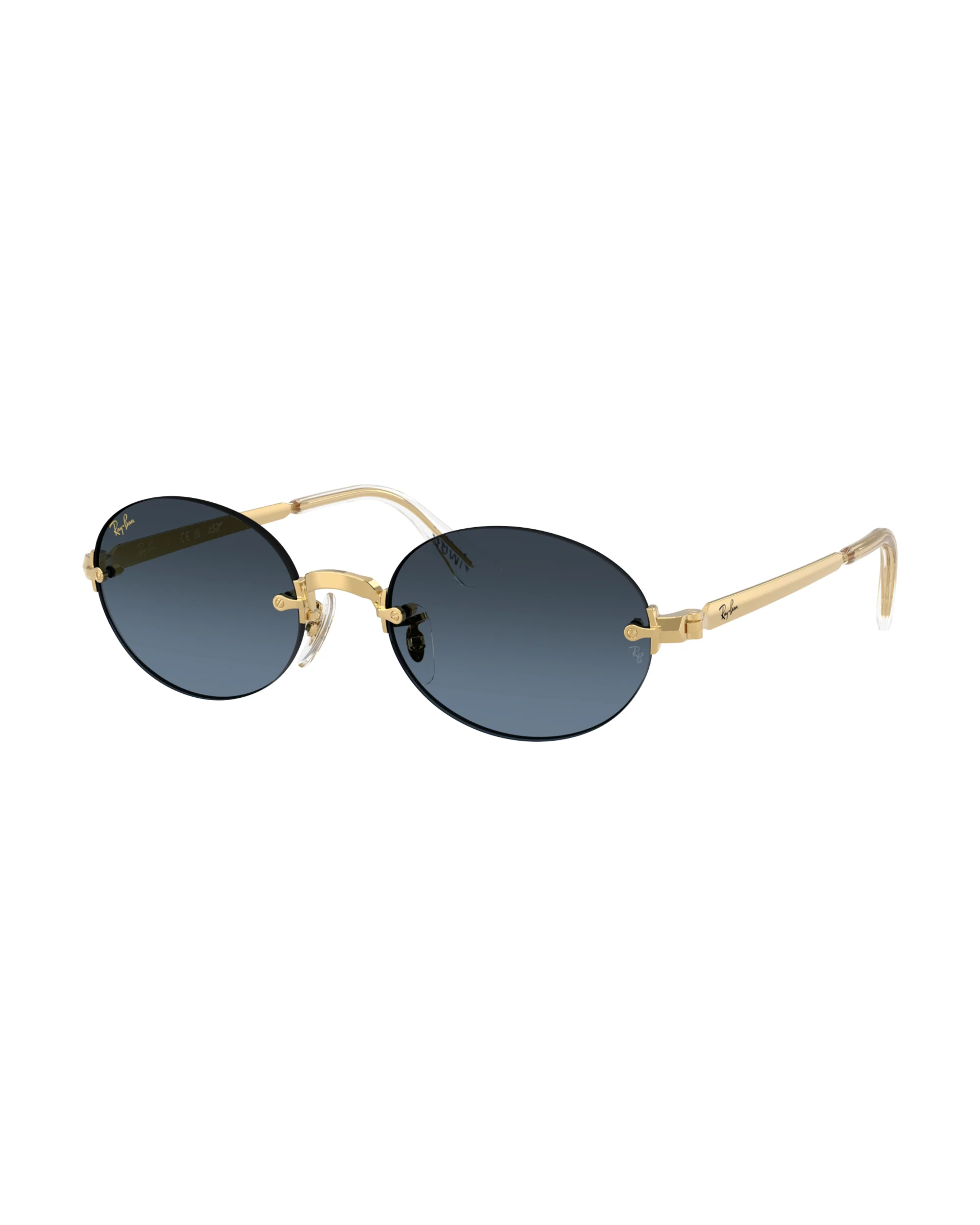 RAY-BAN X A$AP ROCKY RIMLESS OVAL BLUE GRADIENT DARK GREY - Image 6