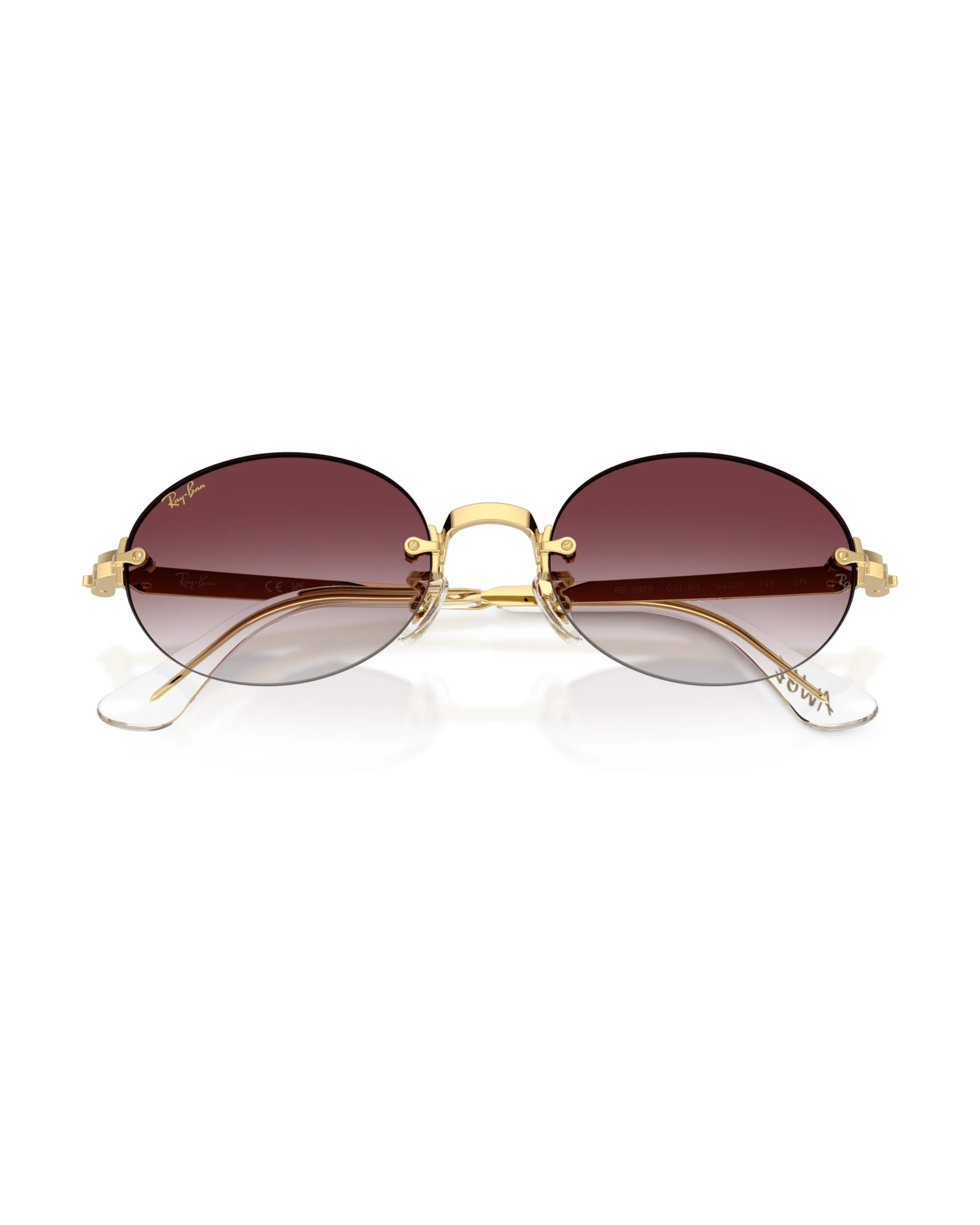 RAY-BAN X A$AP ROCKY RIMLESS OVAL CLEAR GRADIENT DARK VIOLE - Image 4