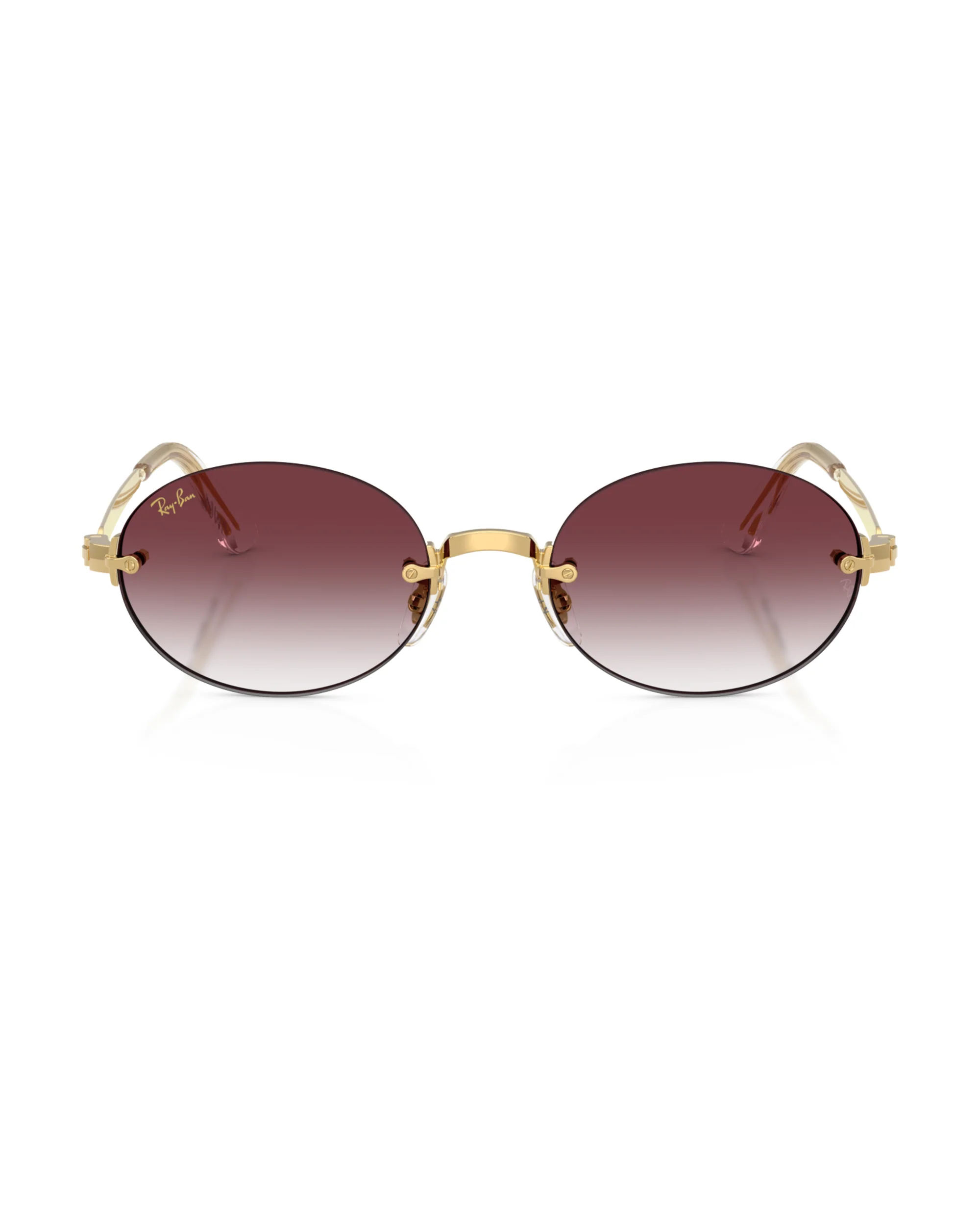 RAY-BAN X A$AP ROCKY RIMLESS OVAL CLEAR GRADIENT DARK VIOLE - Image 5