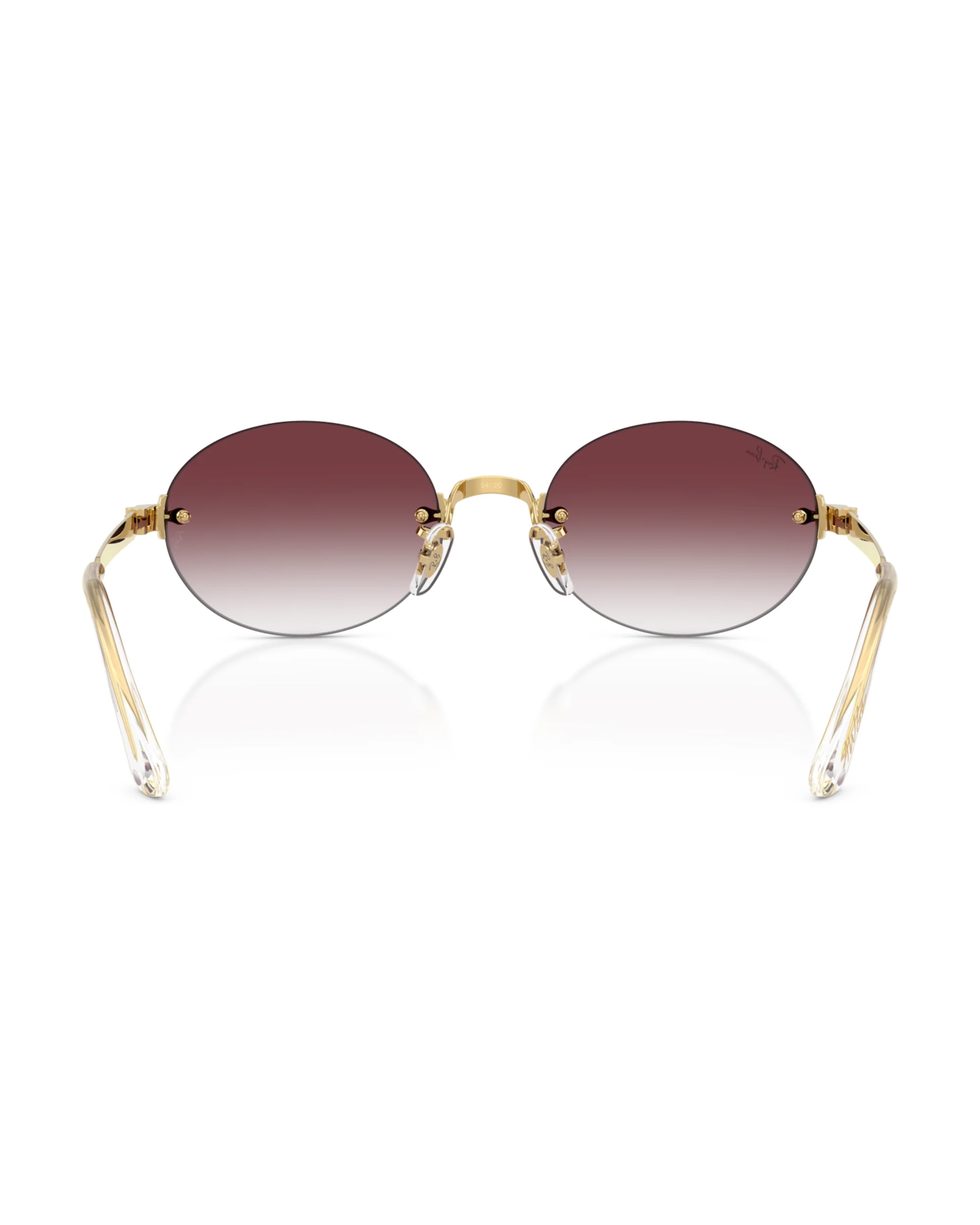 RAY-BAN X A$AP ROCKY RIMLESS OVAL CLEAR GRADIENT DARK VIOLE - Image 6