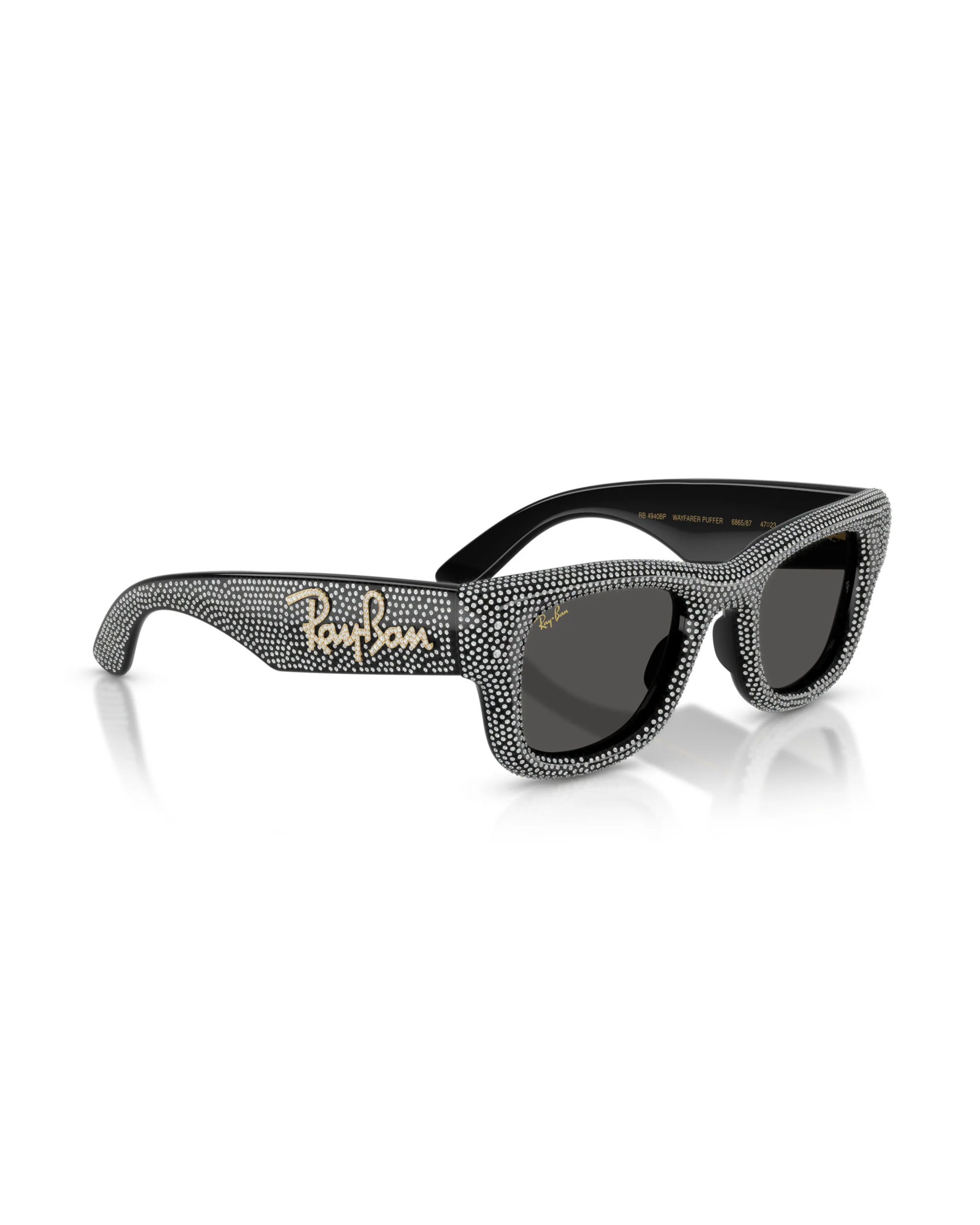 RAY BAN X A$AP ROCKY WAYFARER PUFFER SWAROVSKI PAVÉ - BLACK - Image 7