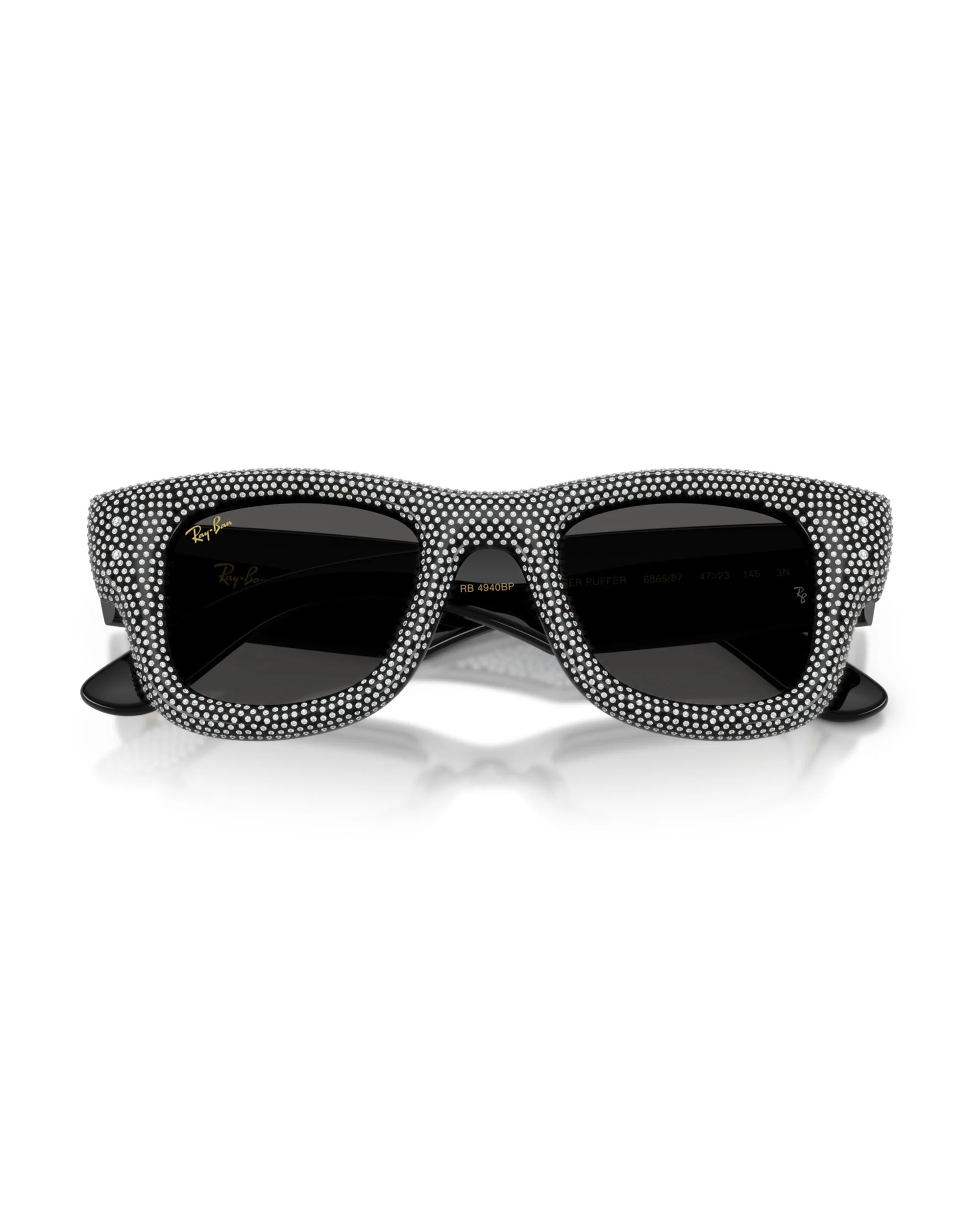 RAY BAN X A$AP ROCKY WAYFARER PUFFER SWAROVSKI PAVÉ - BLACK - Image 8