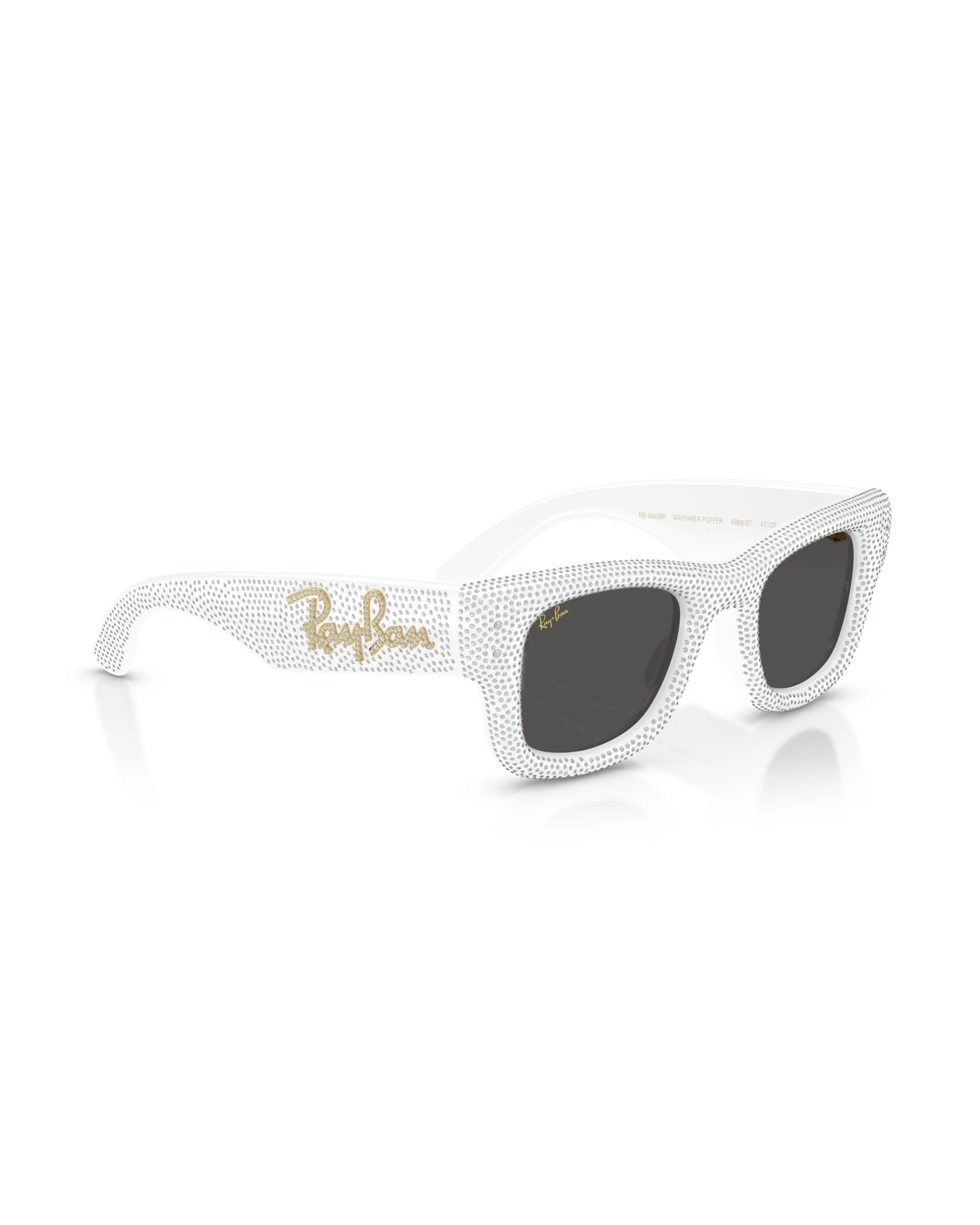 RAY BAN X A$AP ROCKY WAYFARER PUFFER SWAROVSKI PAVÉ - WHITE - Image 6