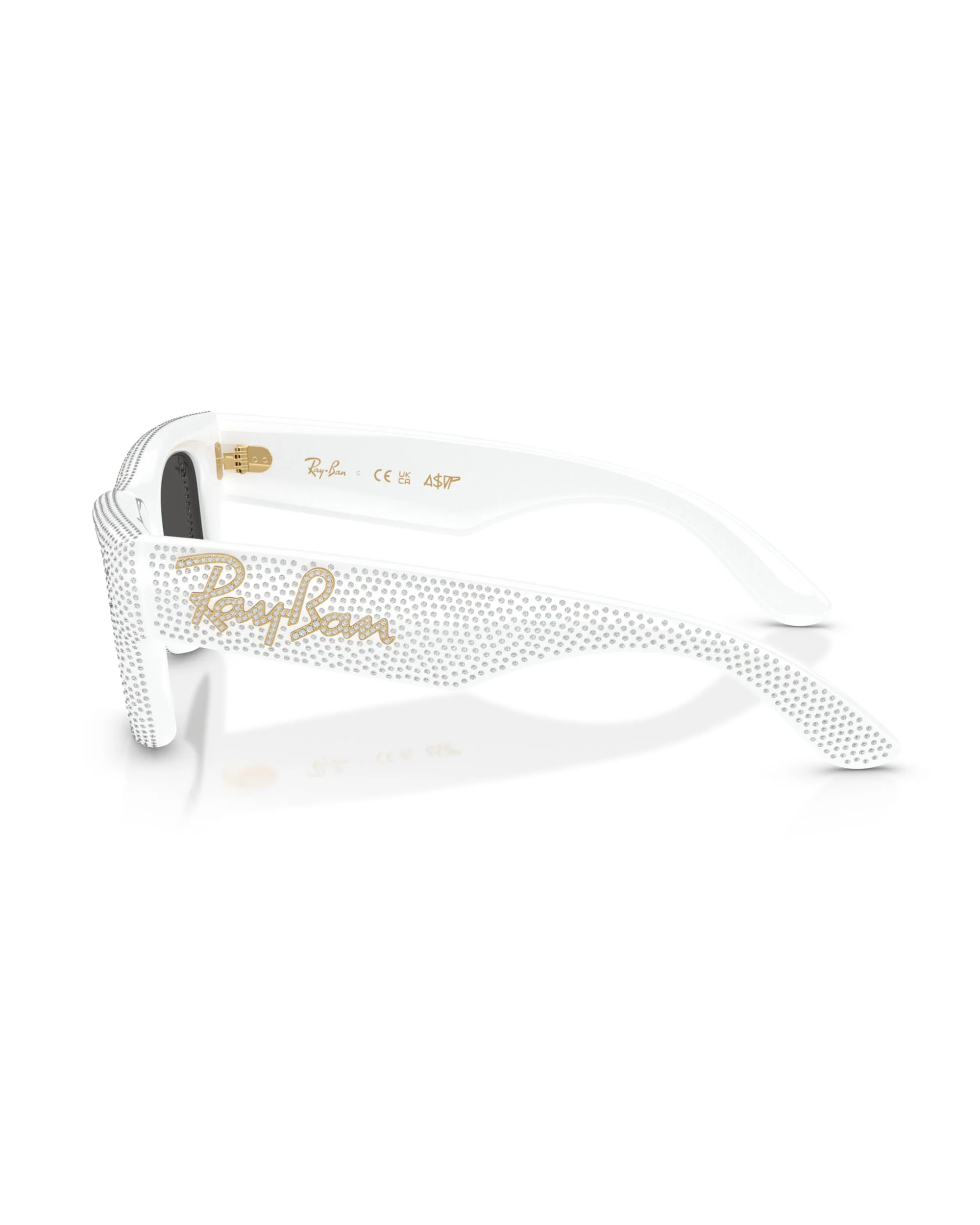 RAY BAN X A$AP ROCKY WAYFARER PUFFER SWAROVSKI PAVÉ - WHITE - Image 7