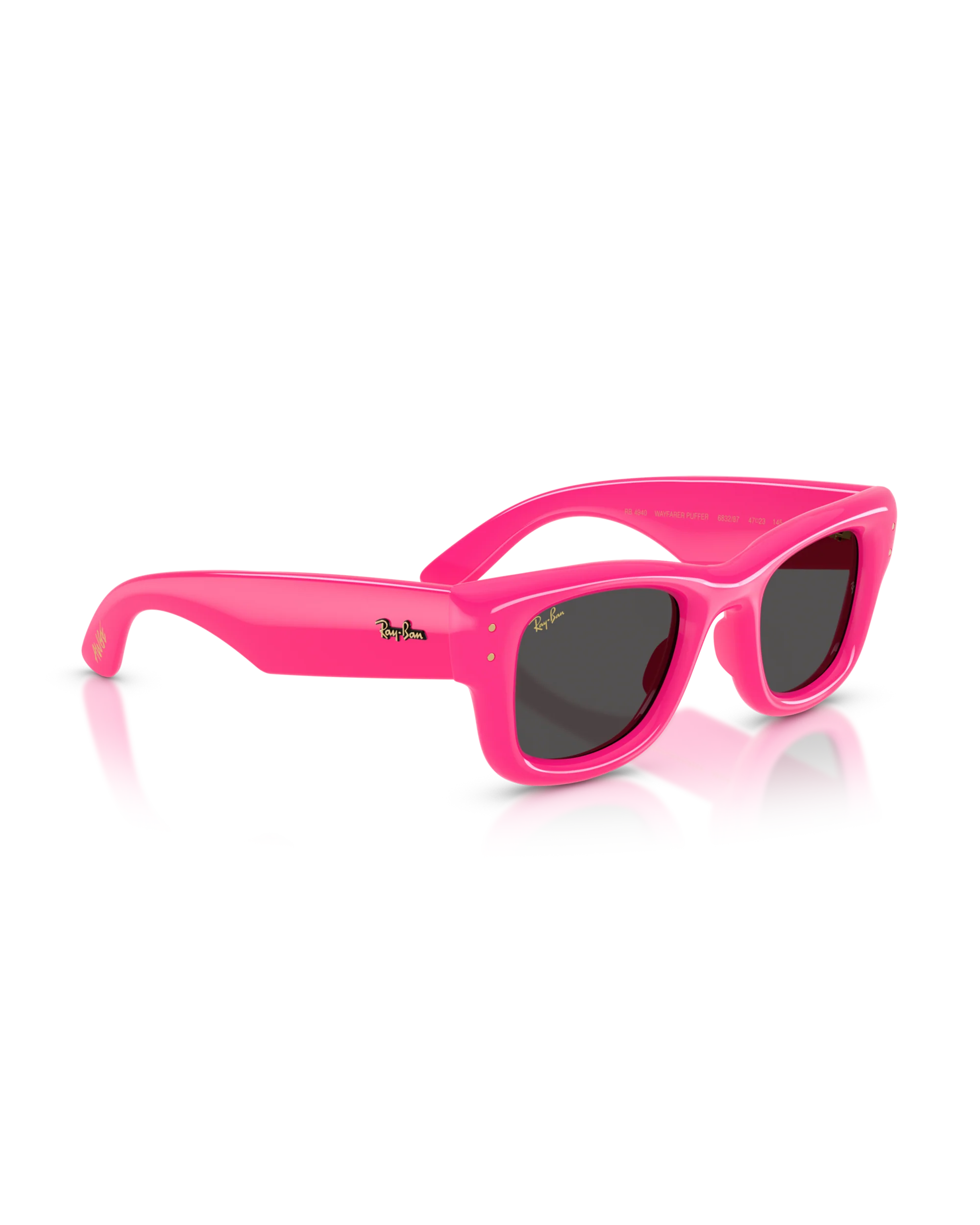 RAY BAN X ASAP ROCKY PUFFER WAYFARER FUCHSIA - Image 3