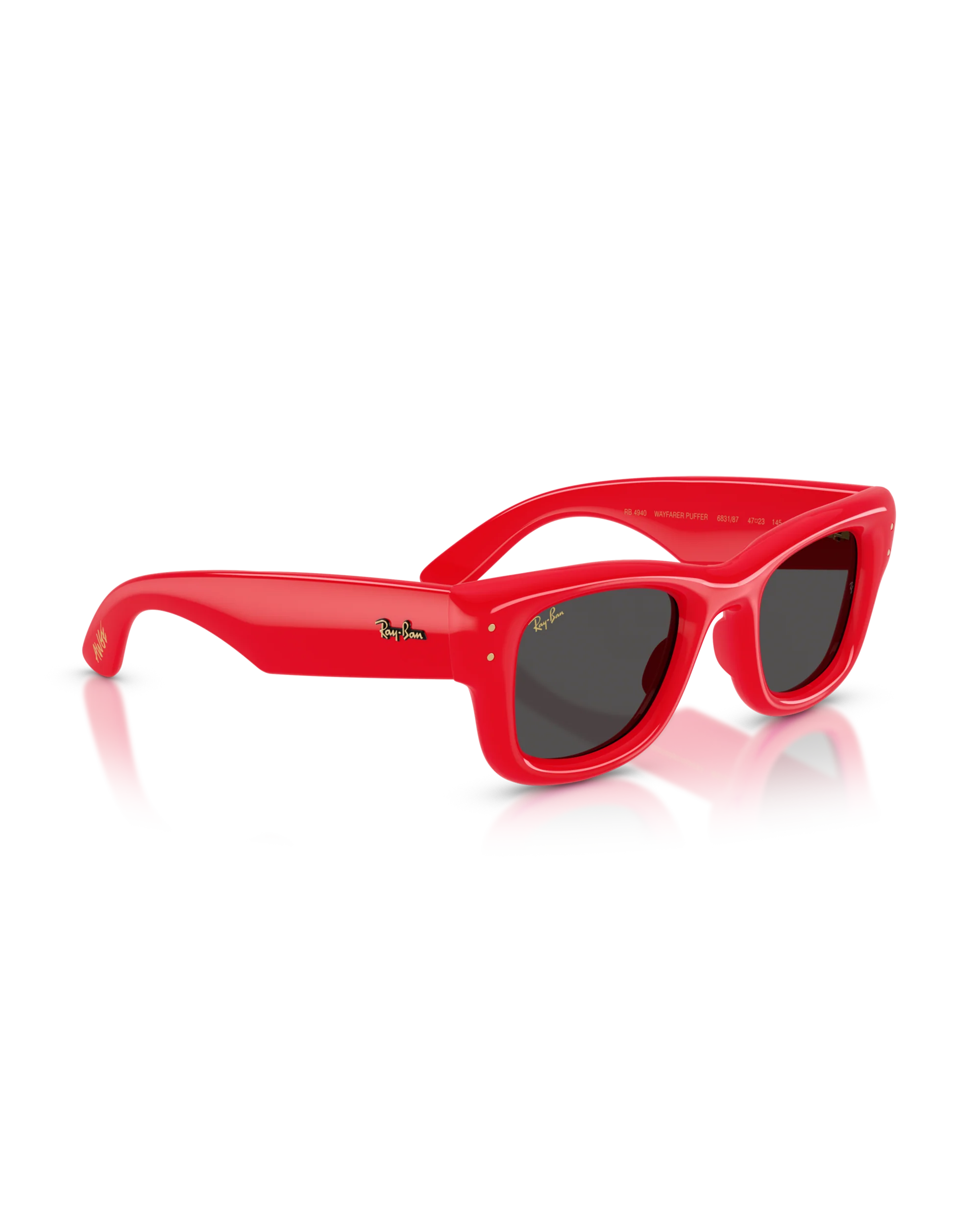 RAY BAN X ASAP ROCKY PUFFER WAYFARER RED - Image 3