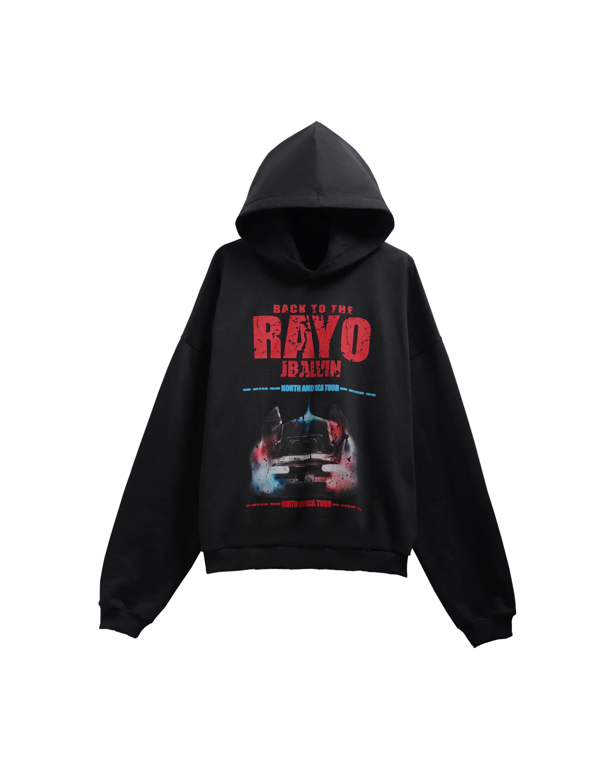 RAYO TOUR CAR BLACK HOODIE