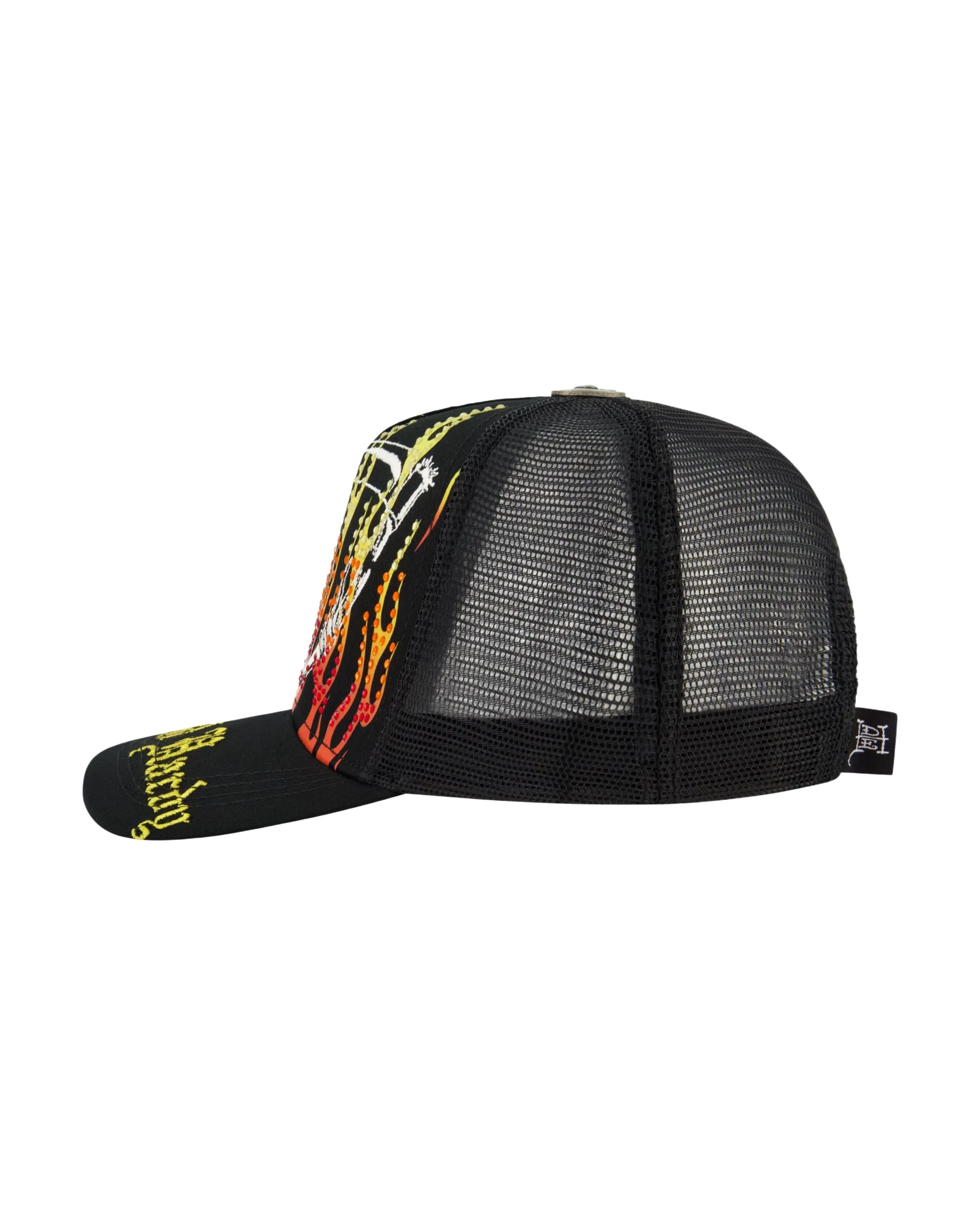 Reaper Rhinestone Trucker Hat - Image 2