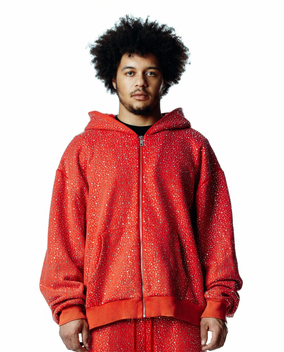 Red Crystal Hoodie - Image 3
