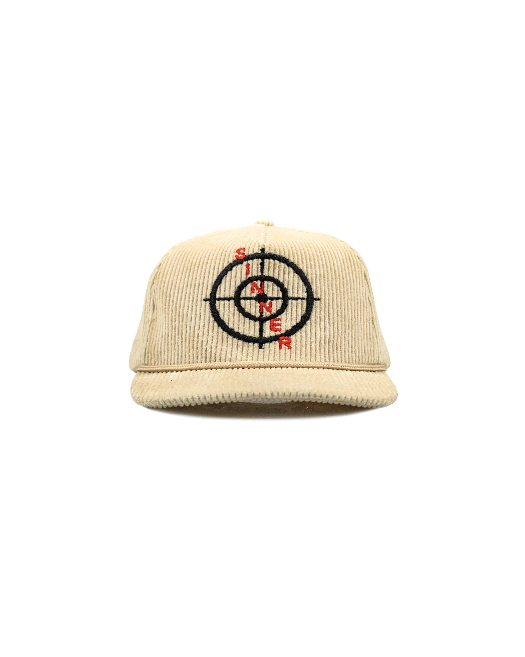 RED DOT CORDUROY HAT