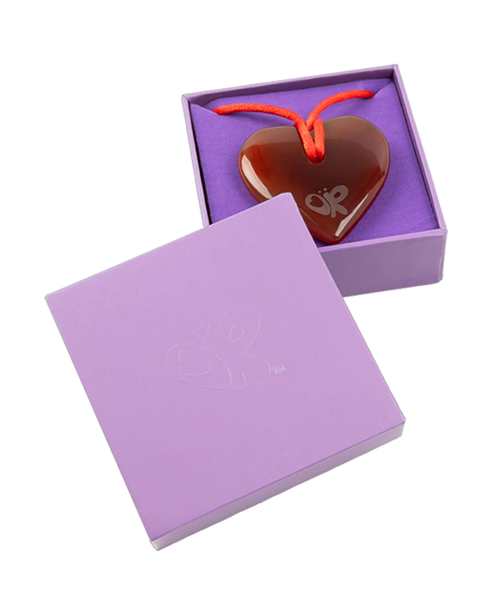 red heart necklace - Image 3