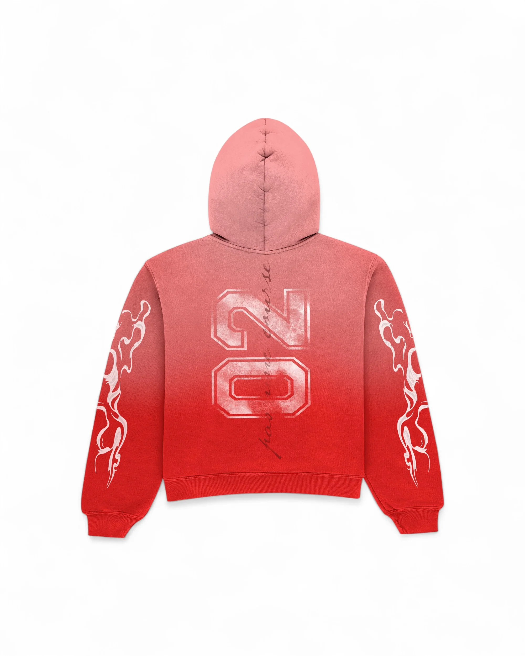 "RED RUSH" BOXY OVERSIZED ZIP UP JACKET - Image 3