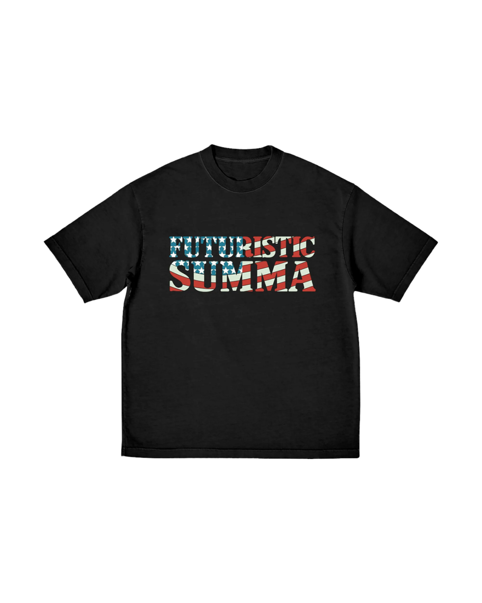 RED WHITE AND BOOMIN TEE