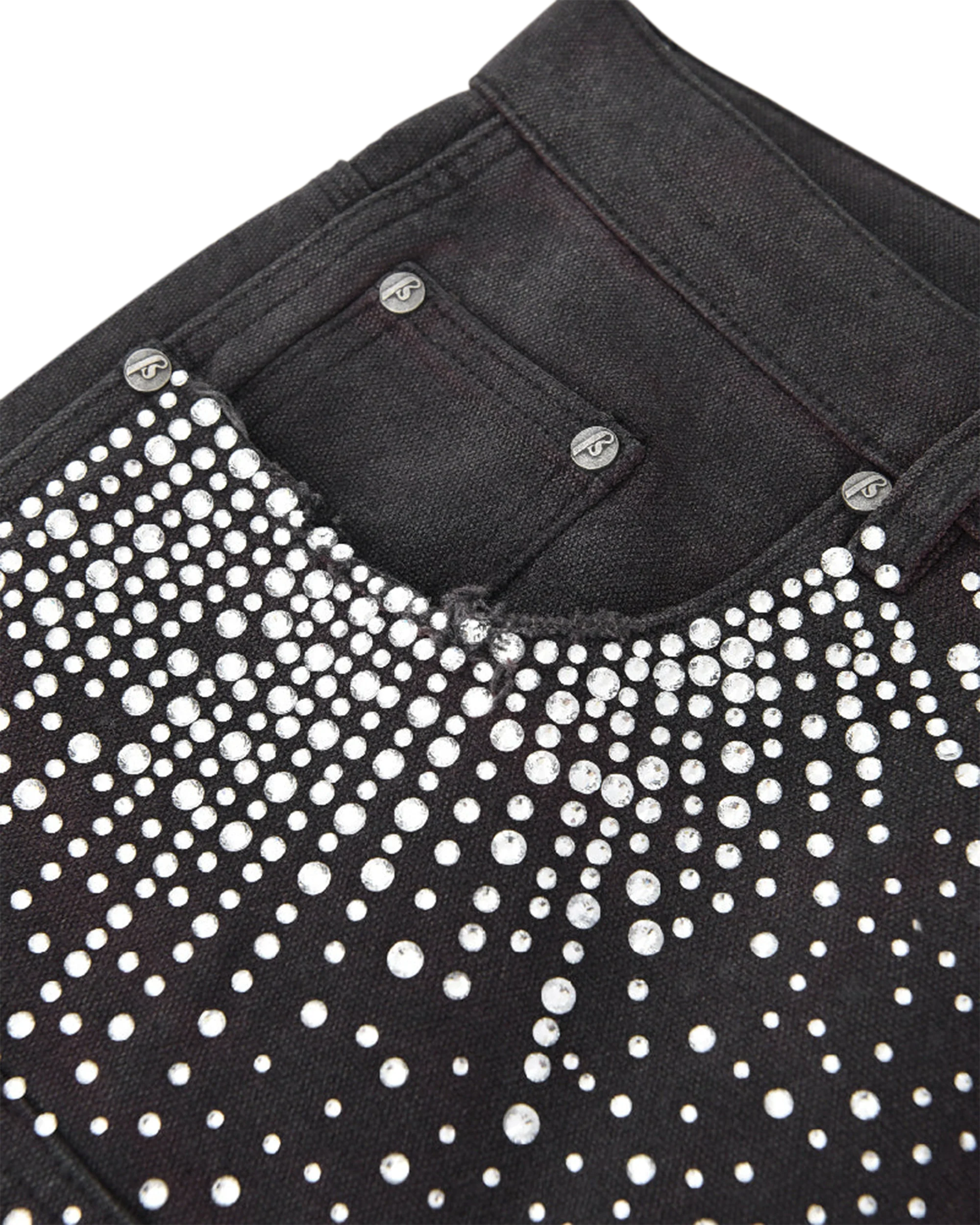 Redial 20k Diamond Shorts in Washed Black - Image 11
