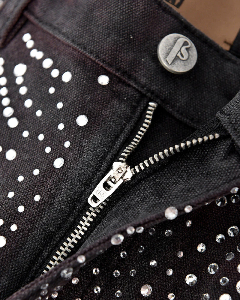 Redial 20k Diamond Shorts in Washed Black - Image 12