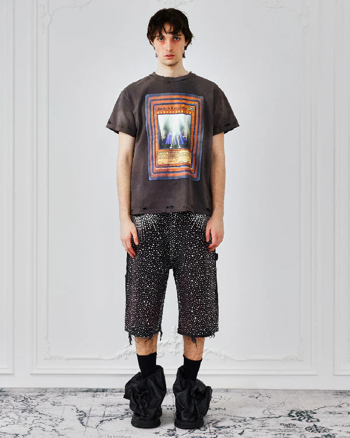 Redial 20k Diamond Shorts in Washed Black - Image 16