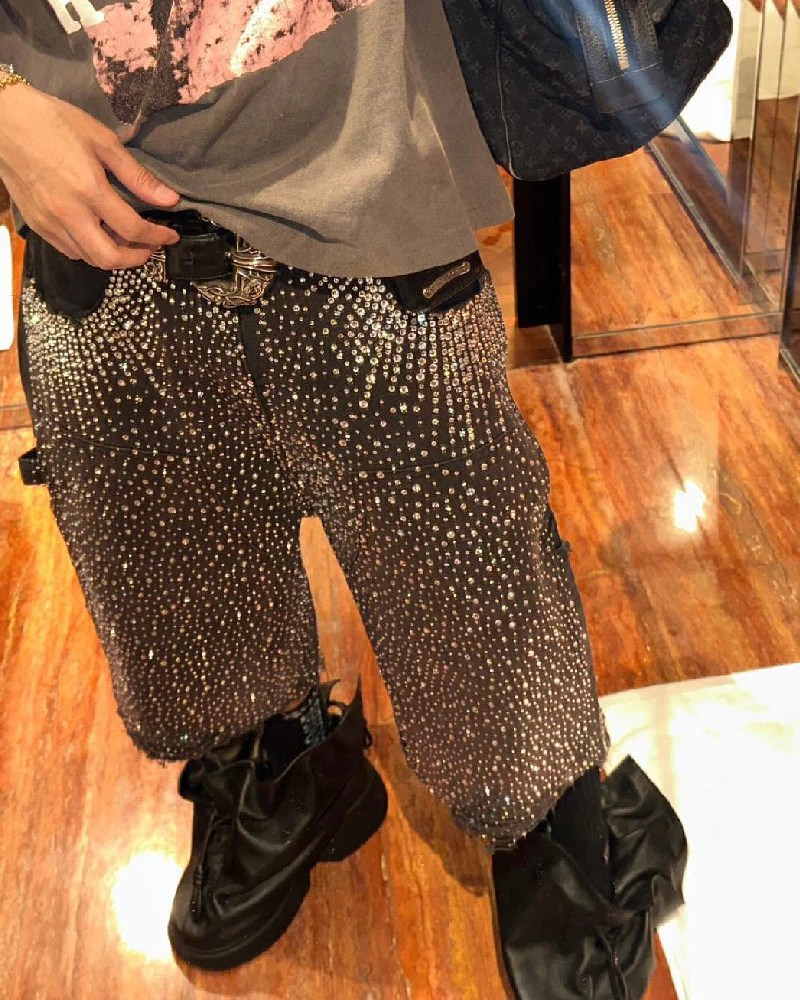 Redial 20k Diamond Shorts in Washed Black - Image 18