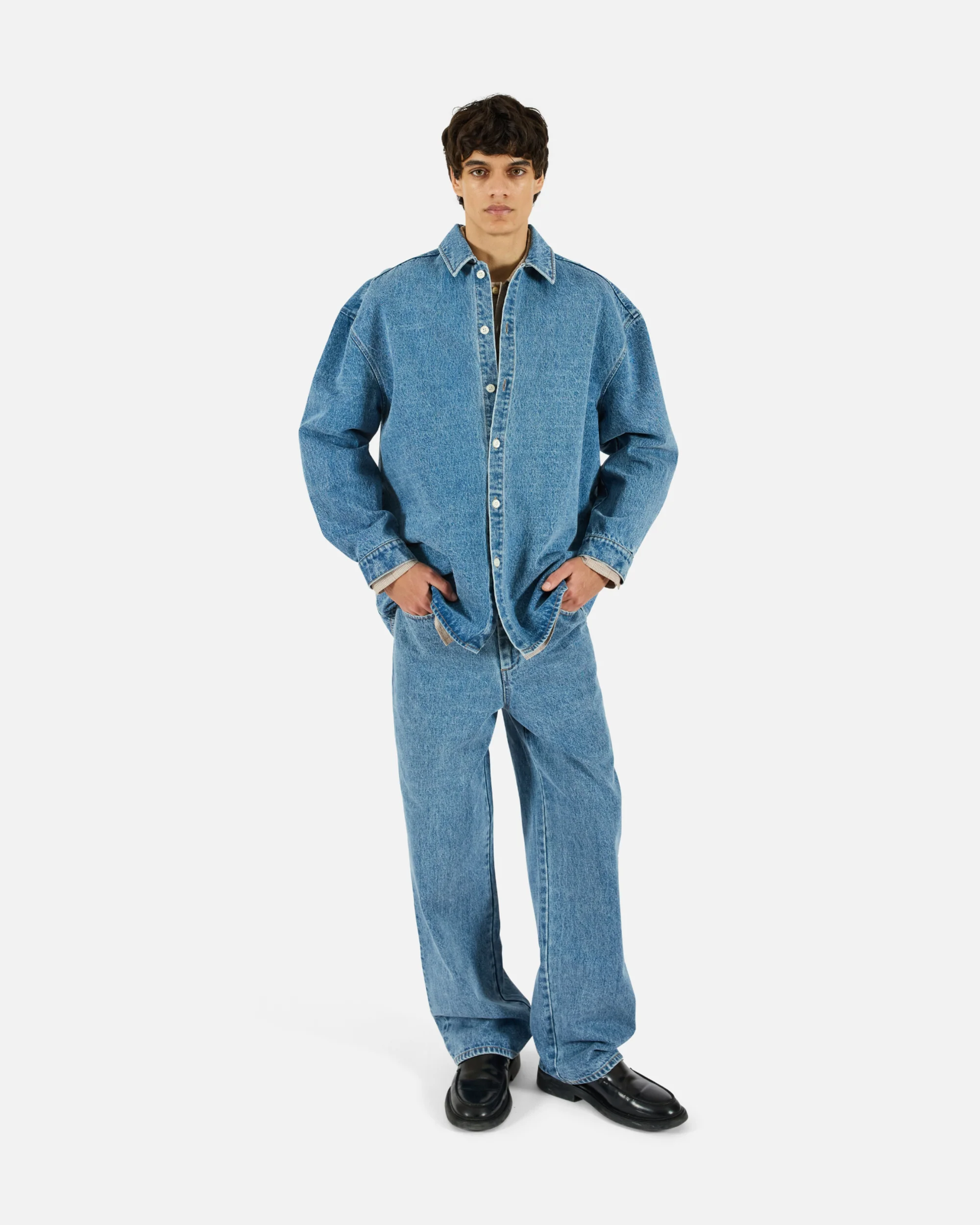 Relaxed Denim Shirt - Image 4