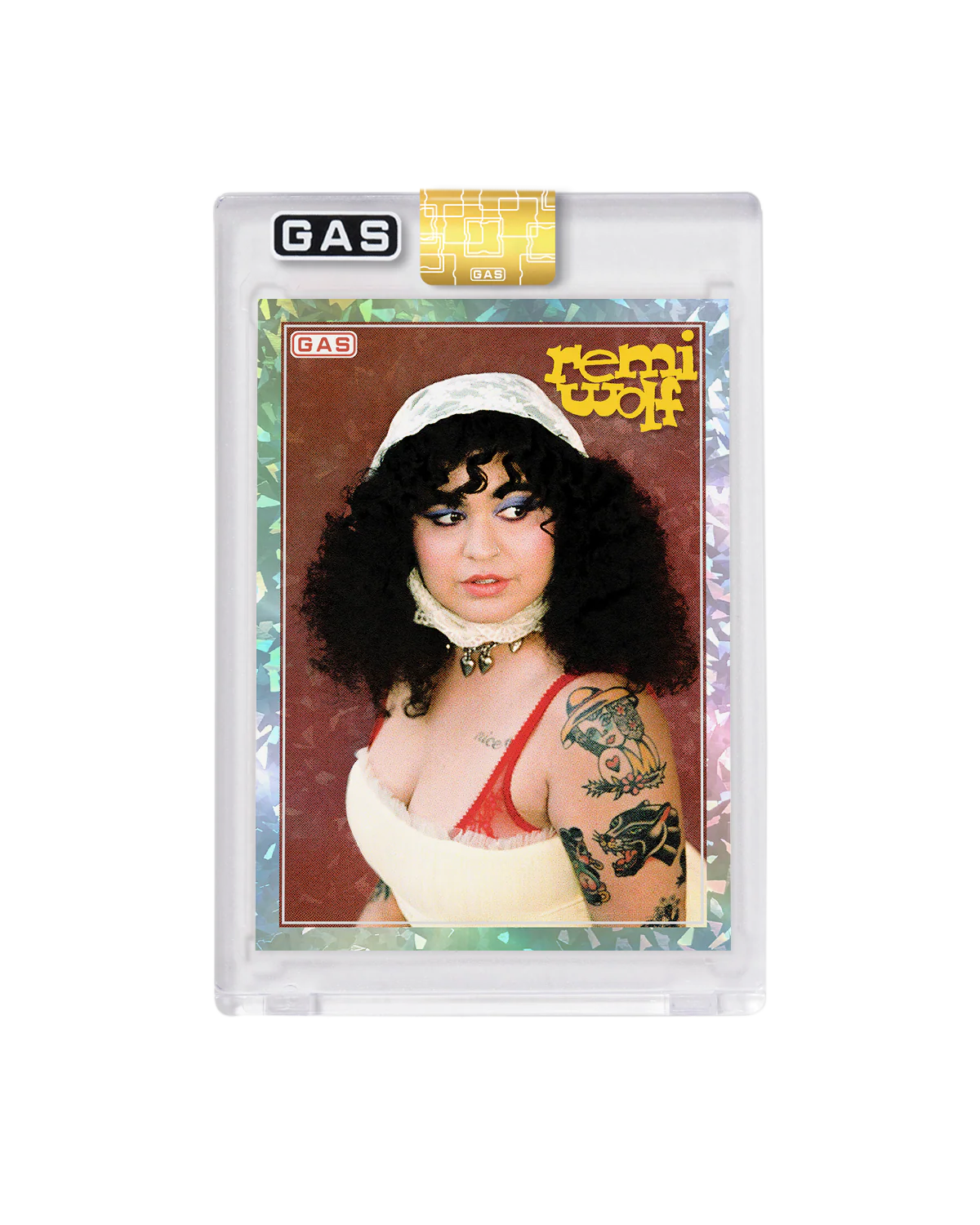 Limited Edition Remi Wolf x GAS Cracked Ice Foil Card