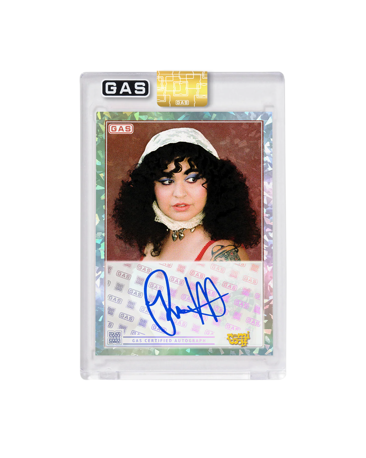 Limited Edition Remi Wolf x GAS Cracked Ice Foil Card - Image 2