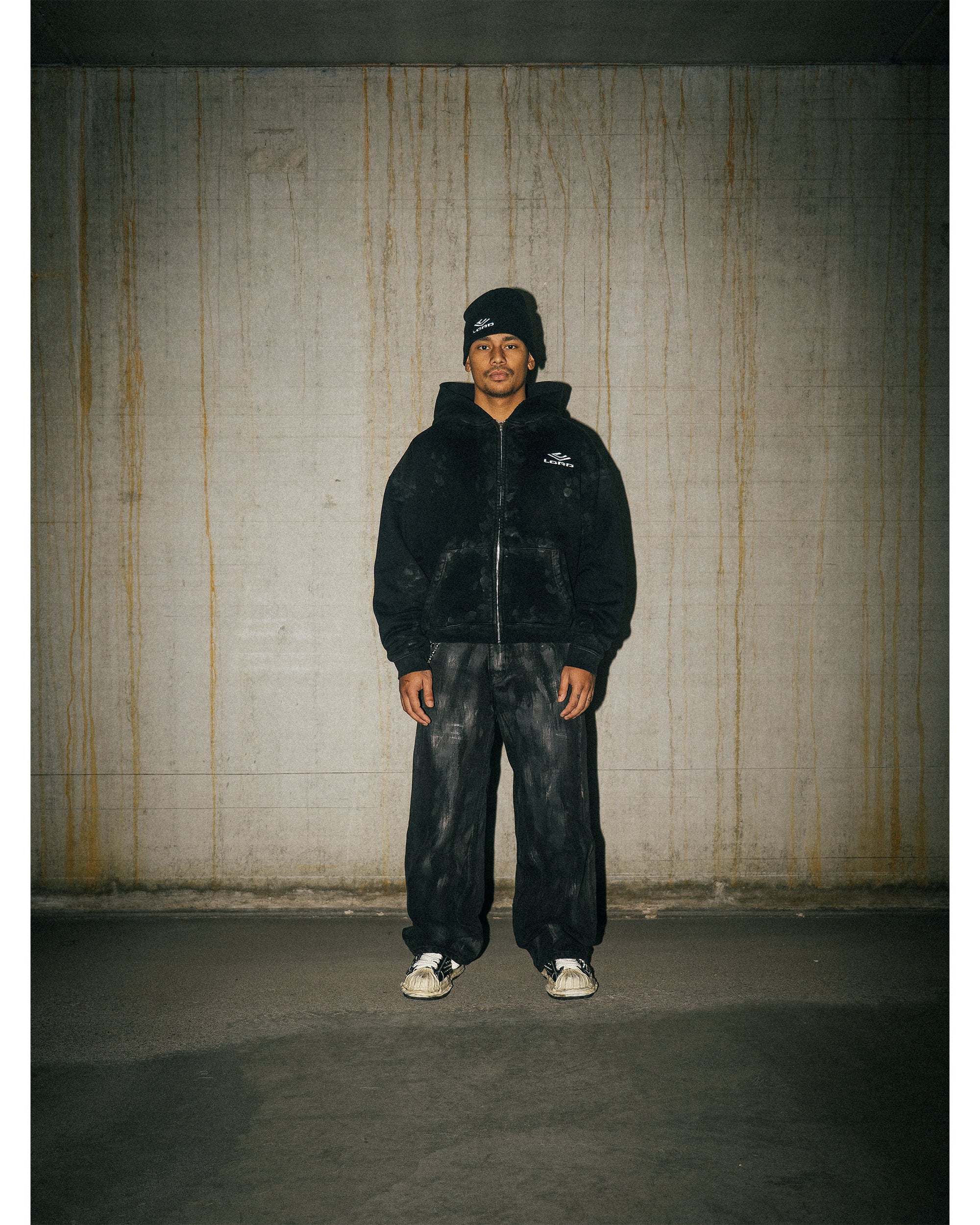 REPLICA ZIP-HOODIE - BLACK - Image 5