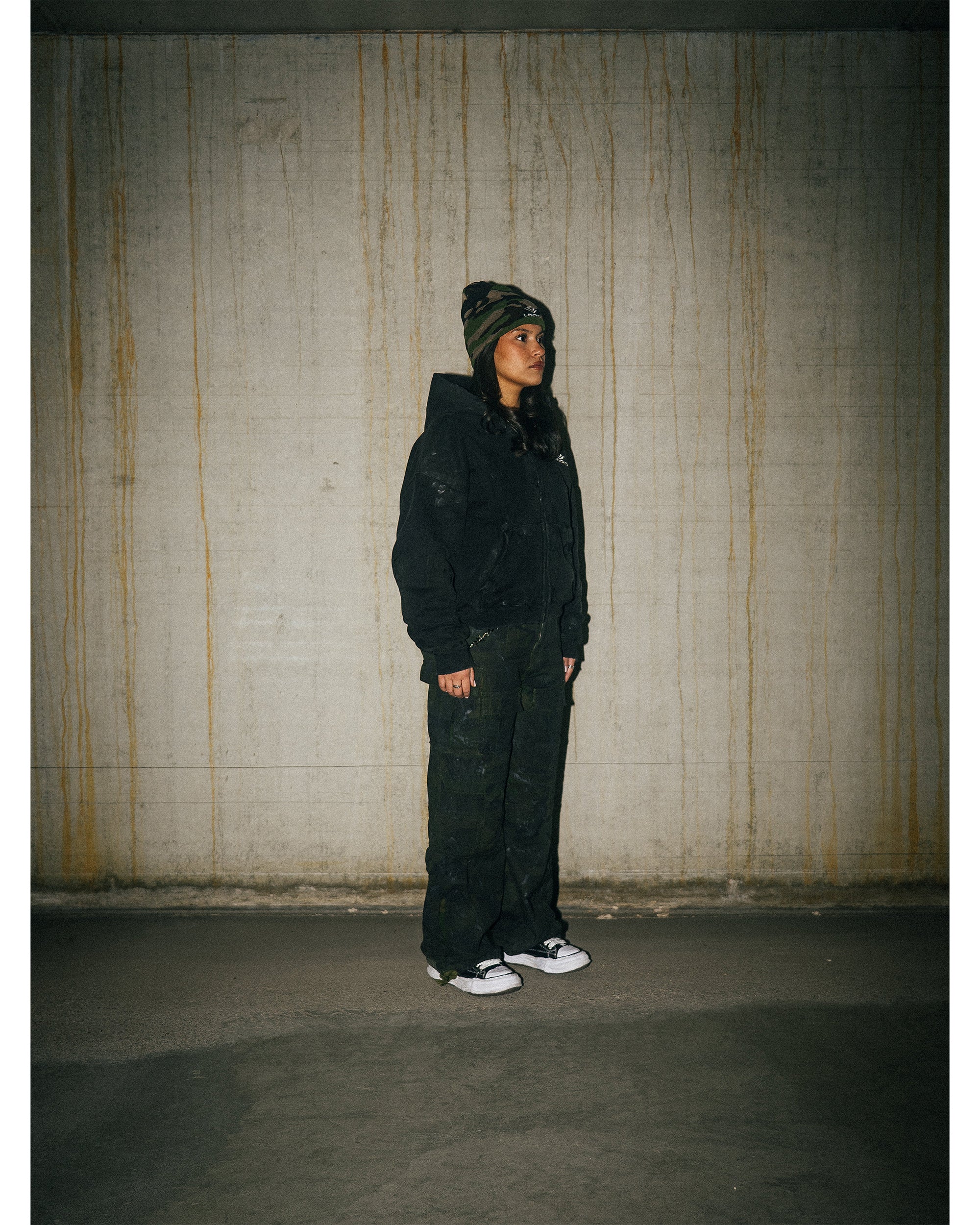 REPLICA ZIP-HOODIE - BLACK - Image 7