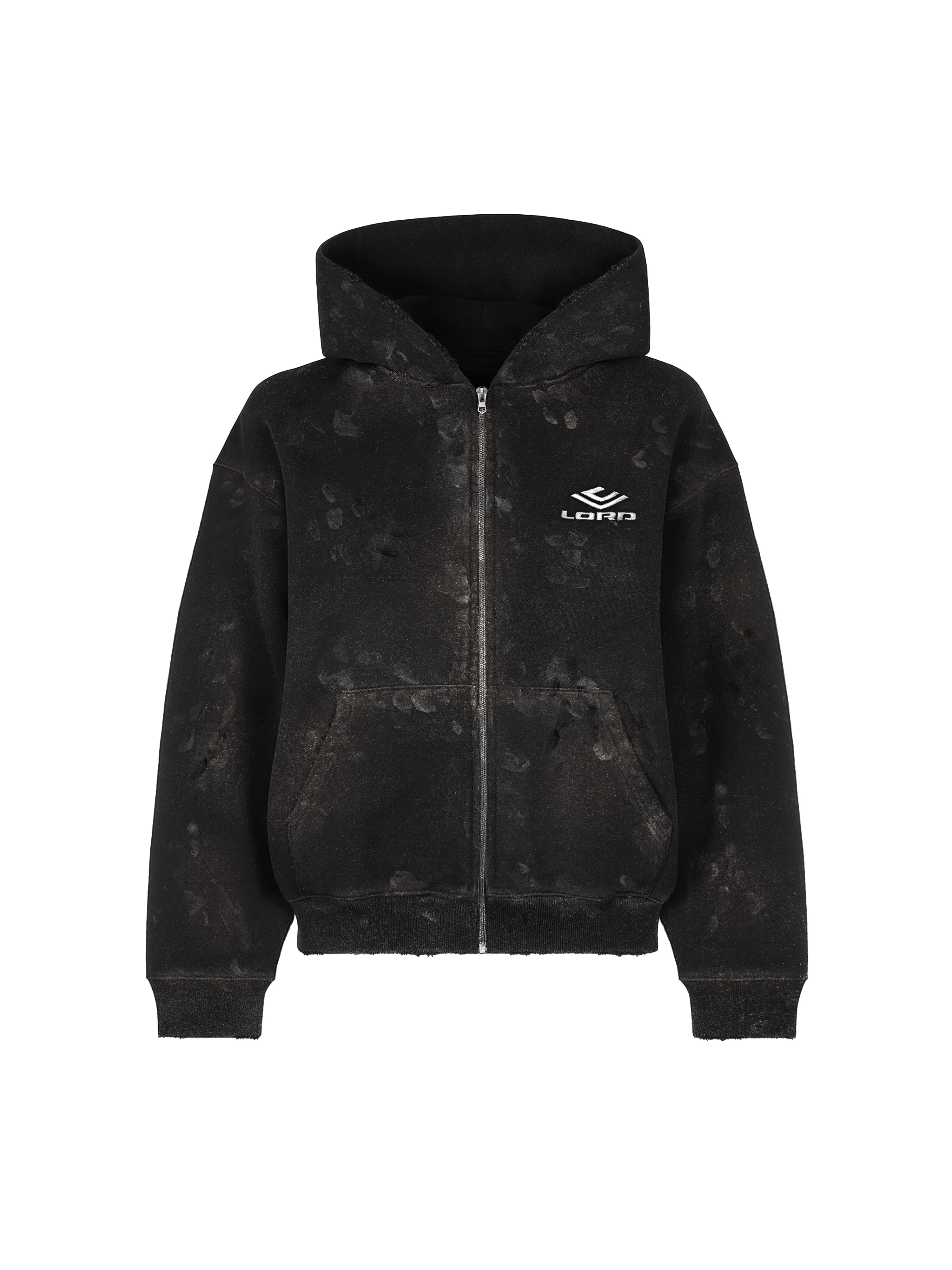 REPLICA ZIP-HOODIE - BLACK - Image 9