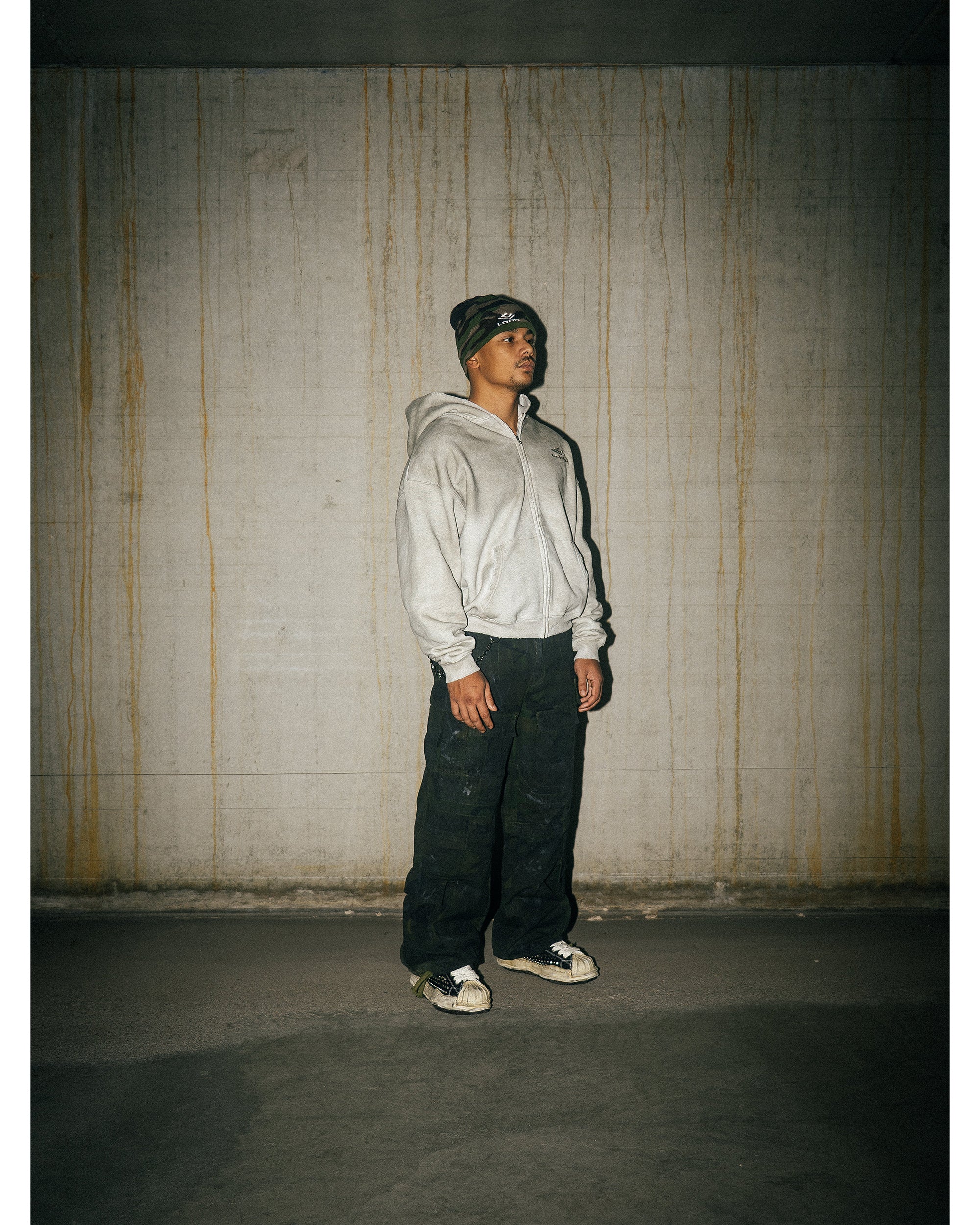 REPLICA ZIP-HOODIE - GRAY - Image 3