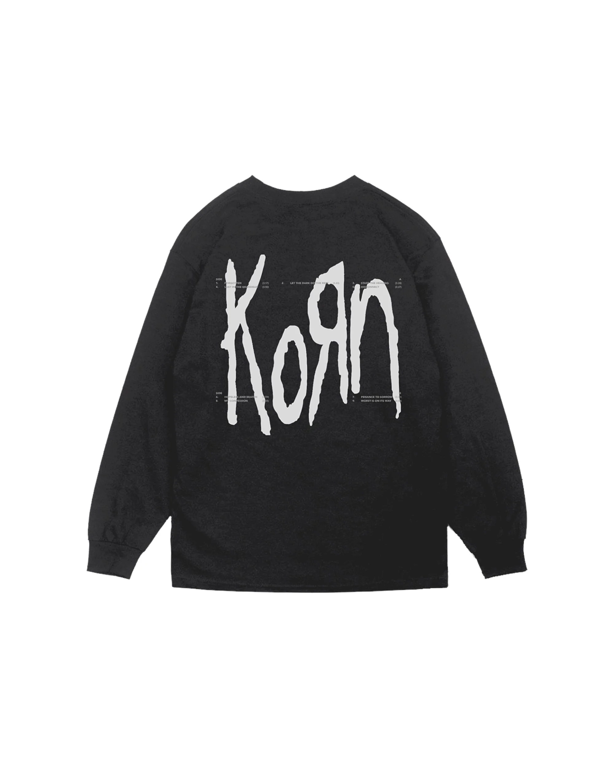 Requiem Black Longsleeve feat. Korn Logo Printed on Back - Image 2