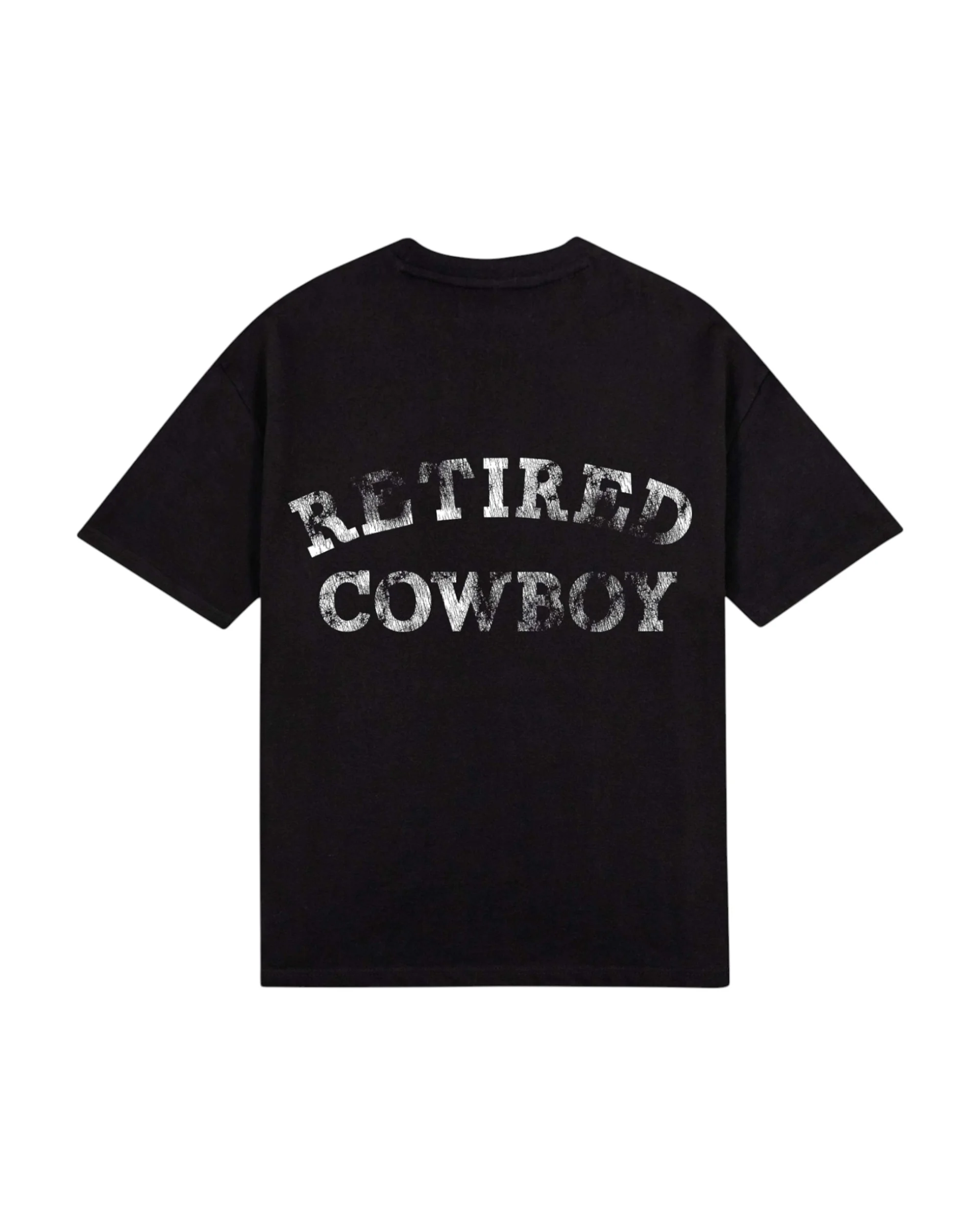 RETIRED COWBOY TEE BLACK - Image 2