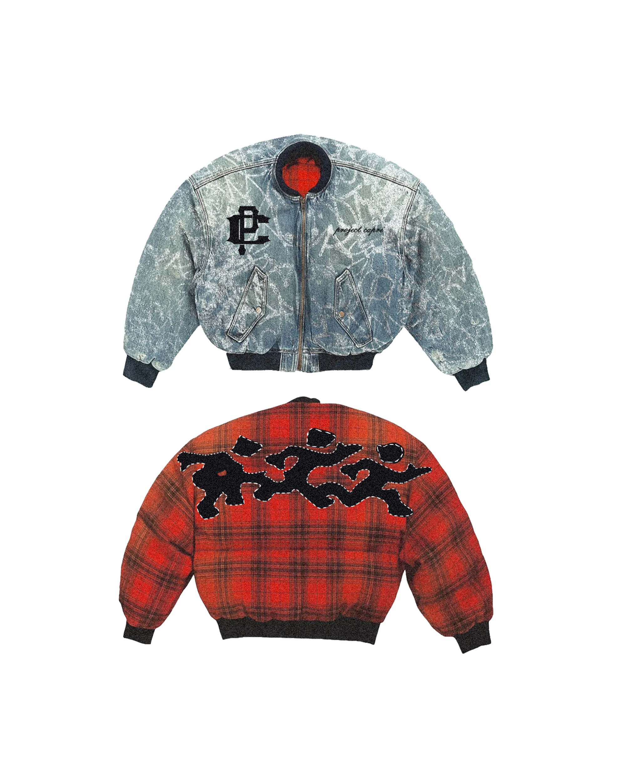 Reversable Graffiti Bomber - Image 6