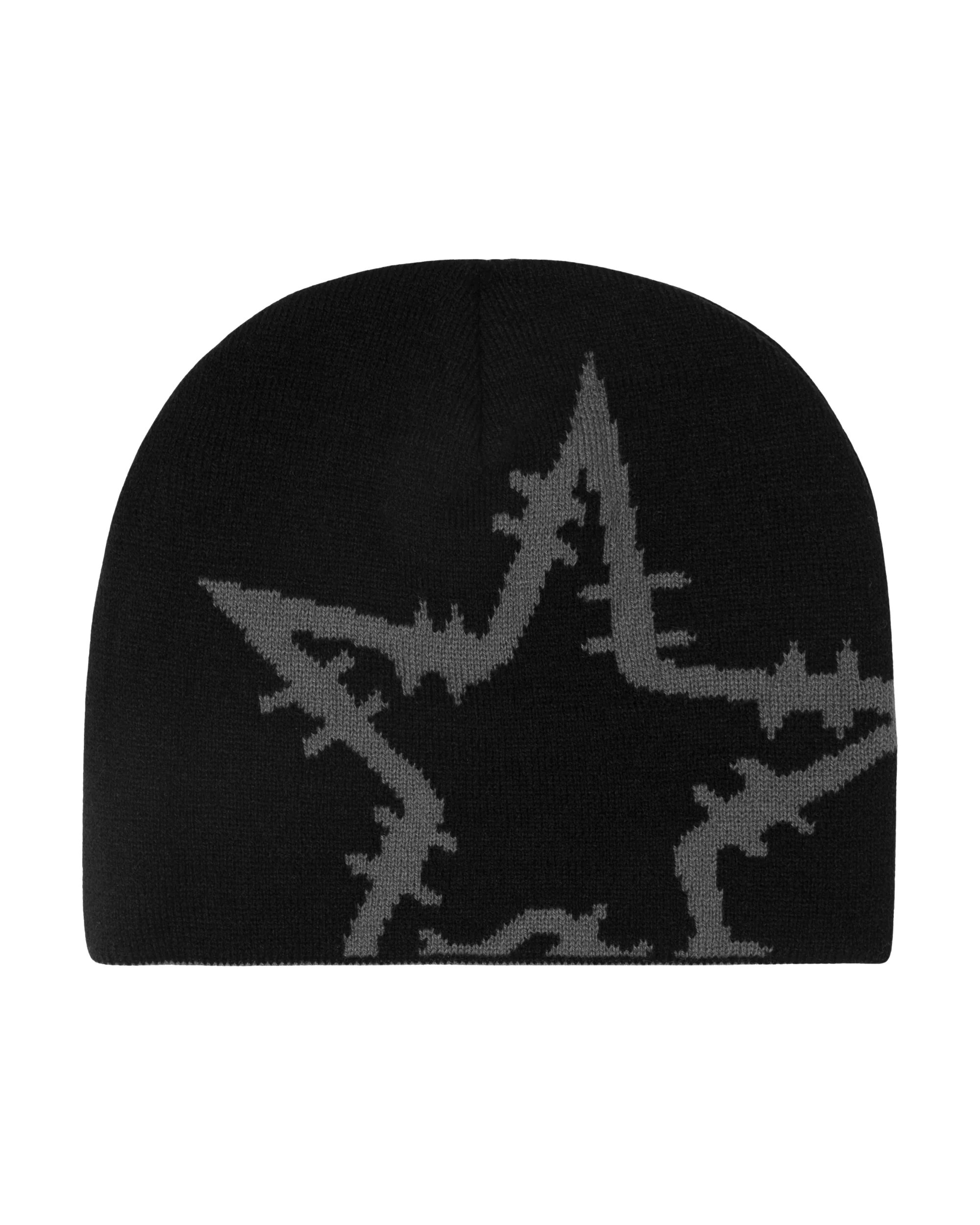REVERSIBLE BEANIE - GREY/BLACK - Image 4