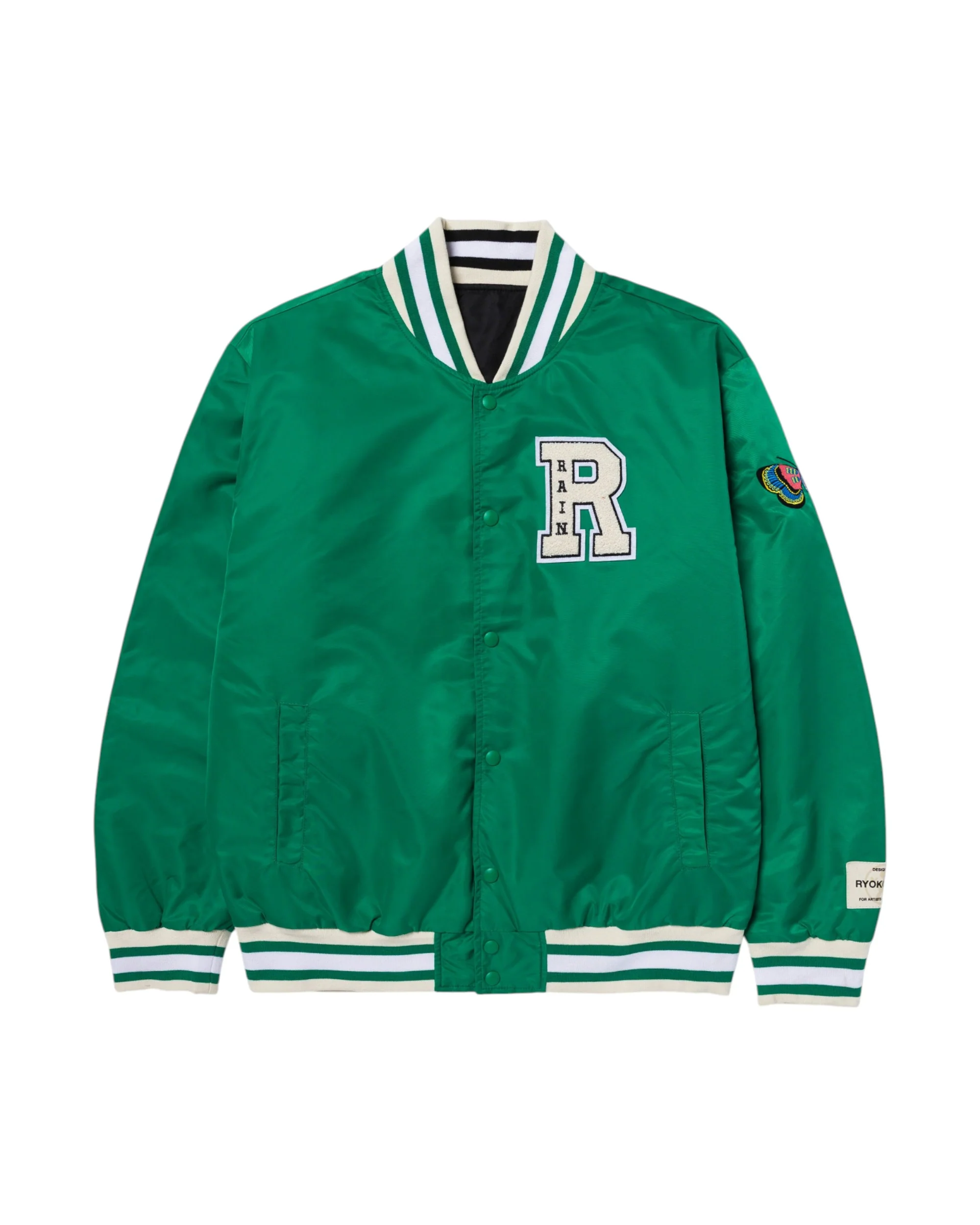 REVERSIBLE SATIN BOMBER JACKET - Image 2