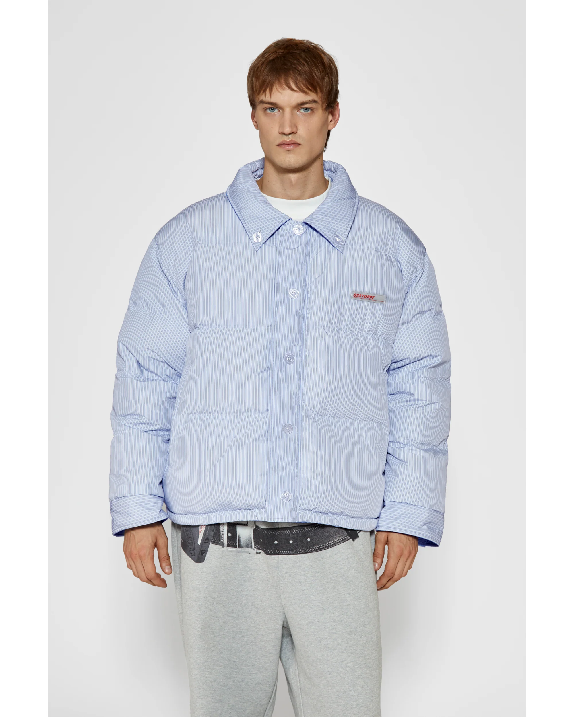 Reversible Shirt Down Puffer - Image 18