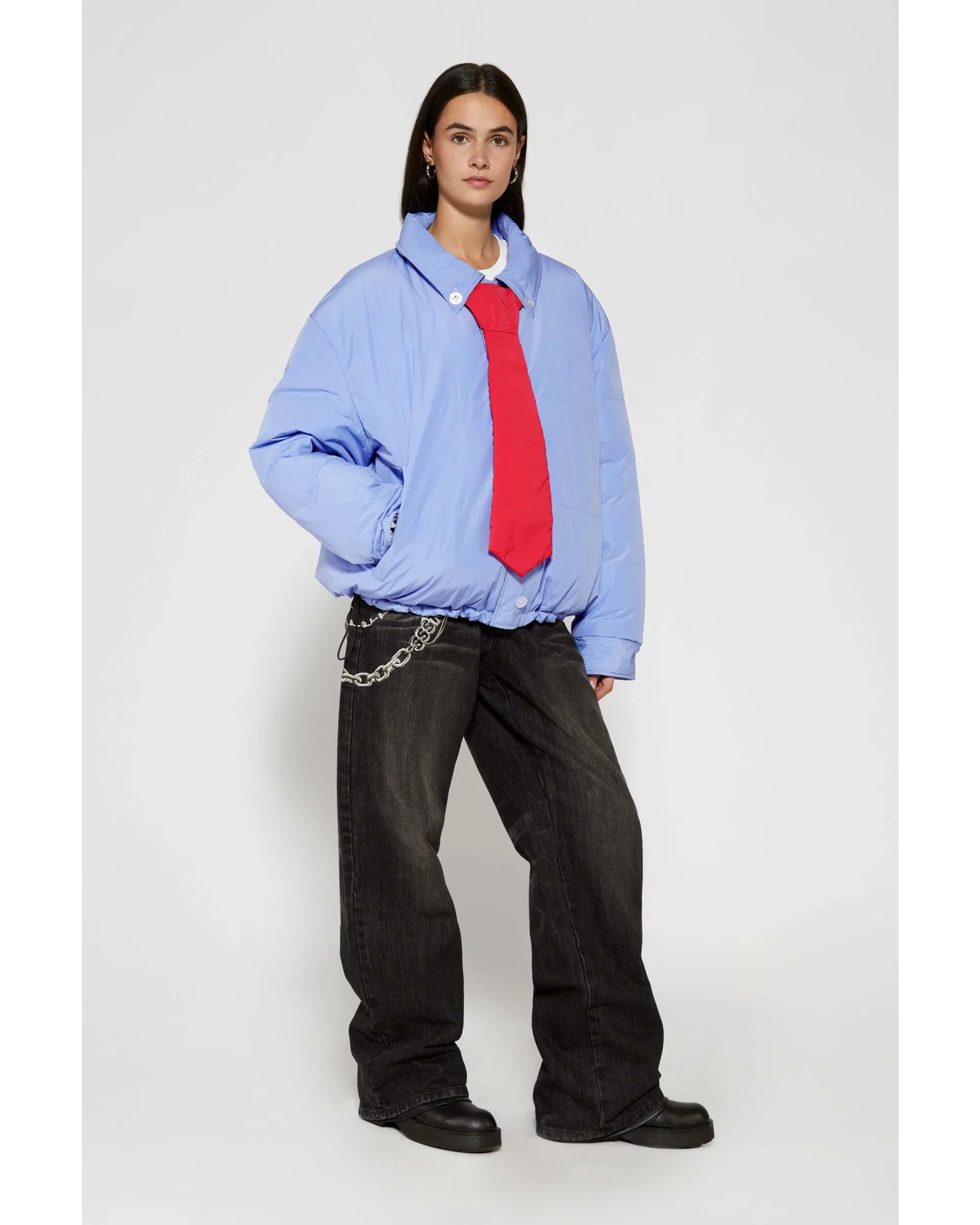 Reversible Shirt Down Puffer - Image 22