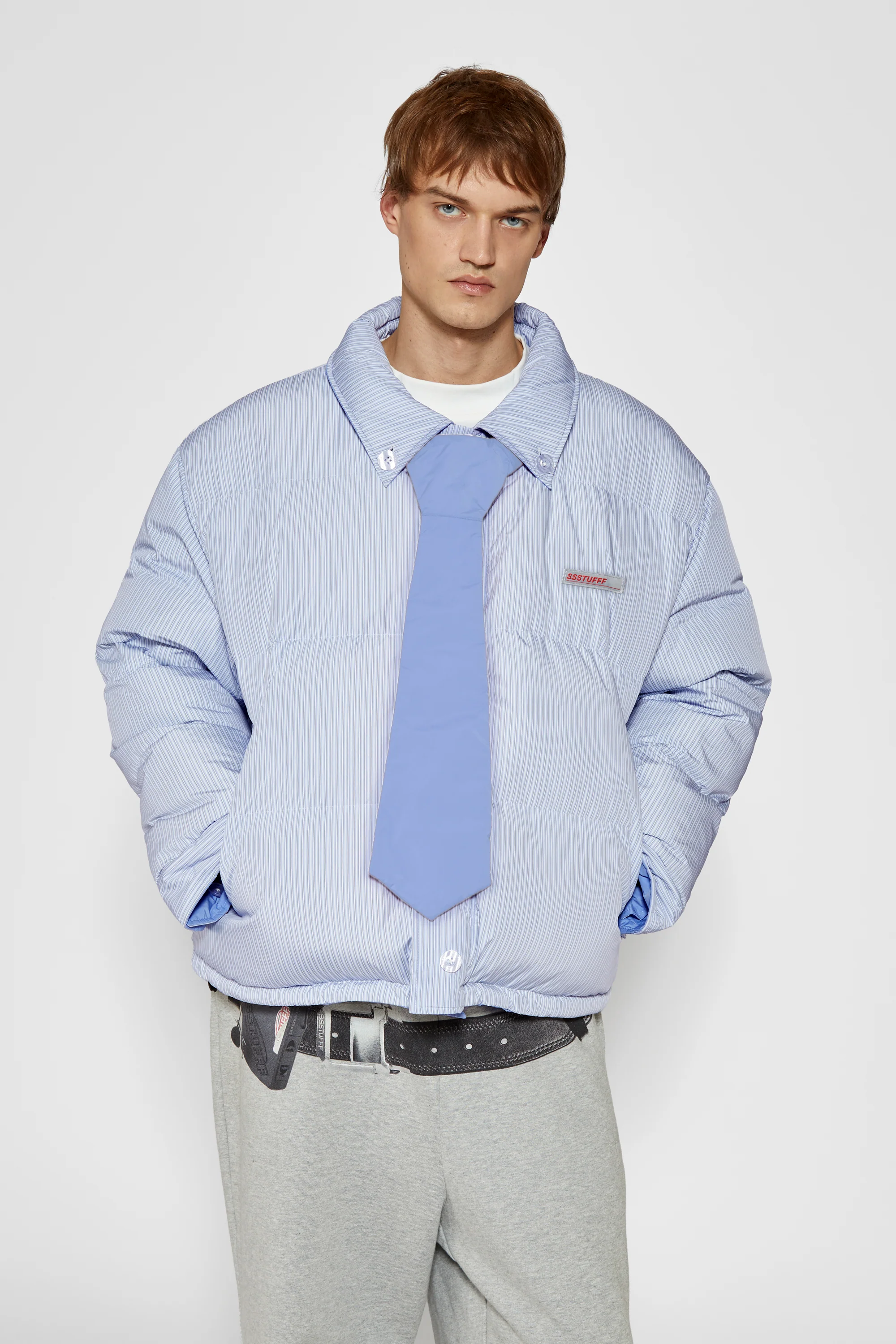 Reversible Shirt Down Puffer - Image 56