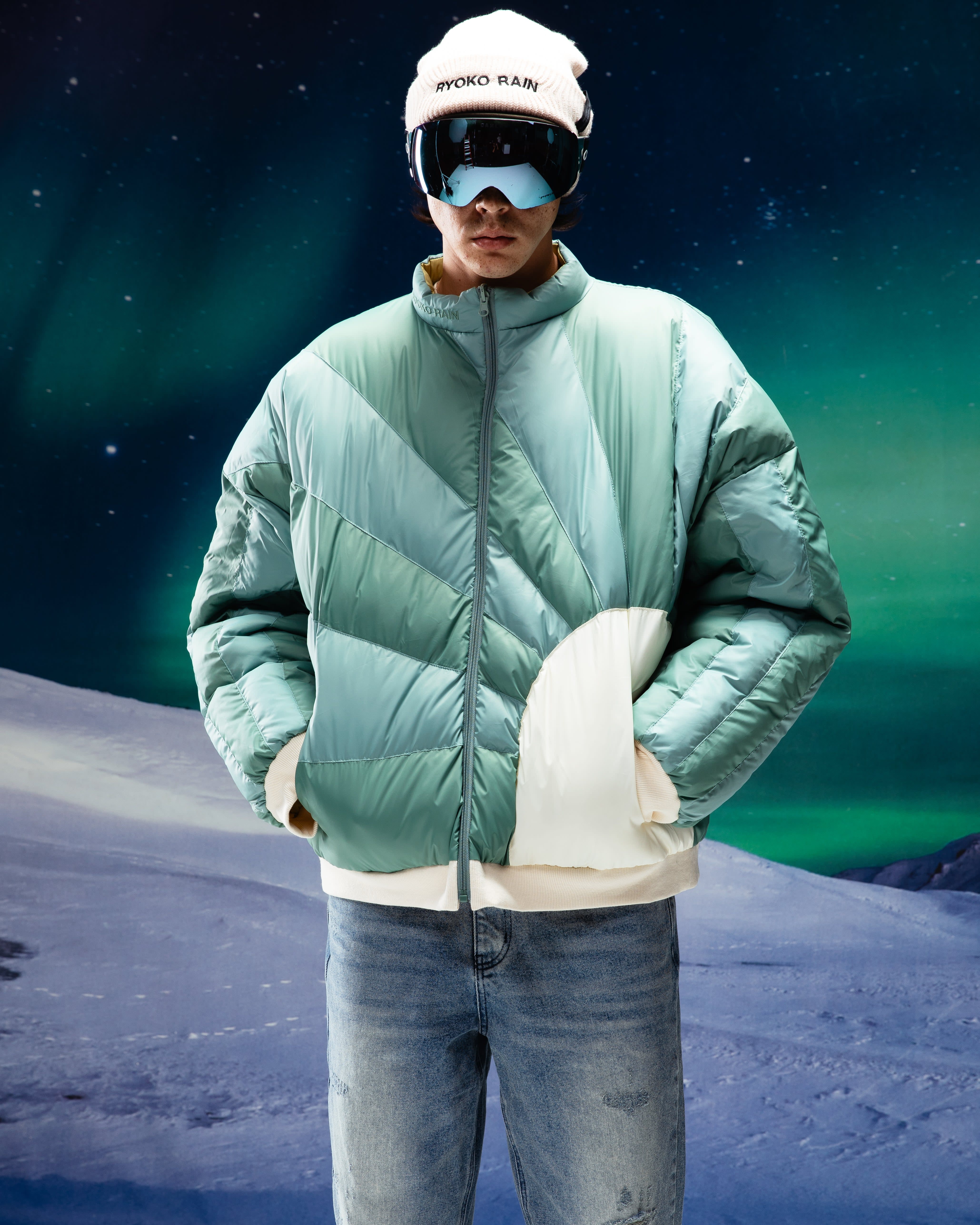REVERSIBLE SUNRISE PUFFER JACKET - Image 2