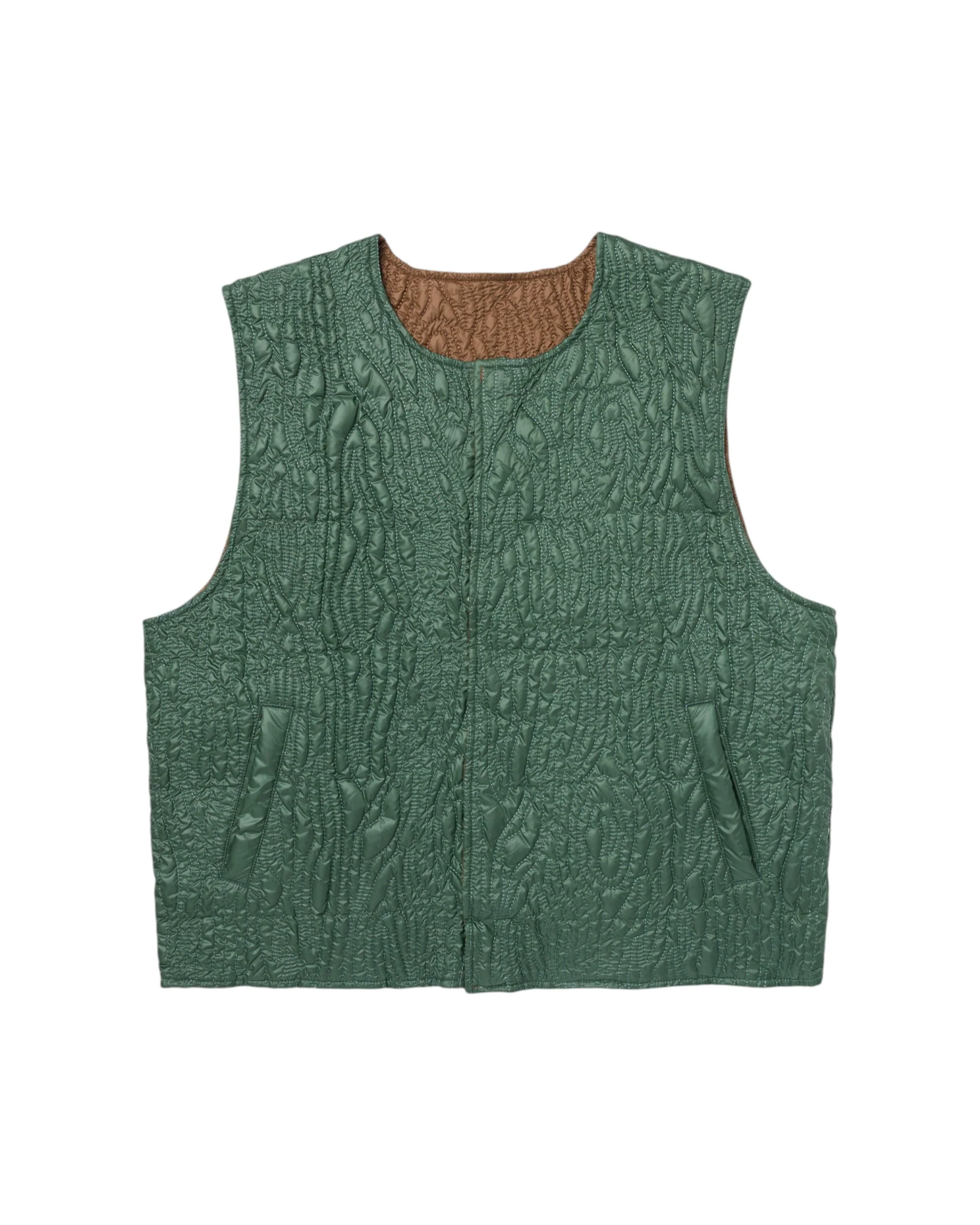 REVERSIBLE TREE BARK VEST