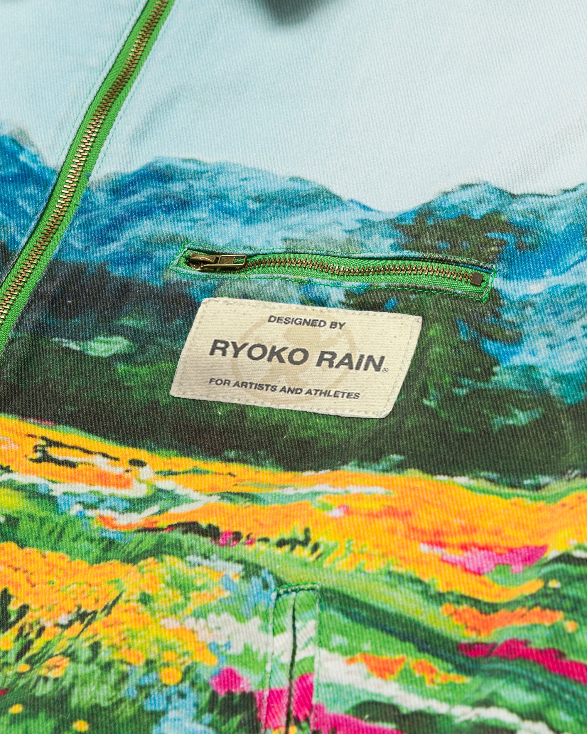 REVERSIBLE VALLEY OF FLOWERS WORK JACKET - Image 7