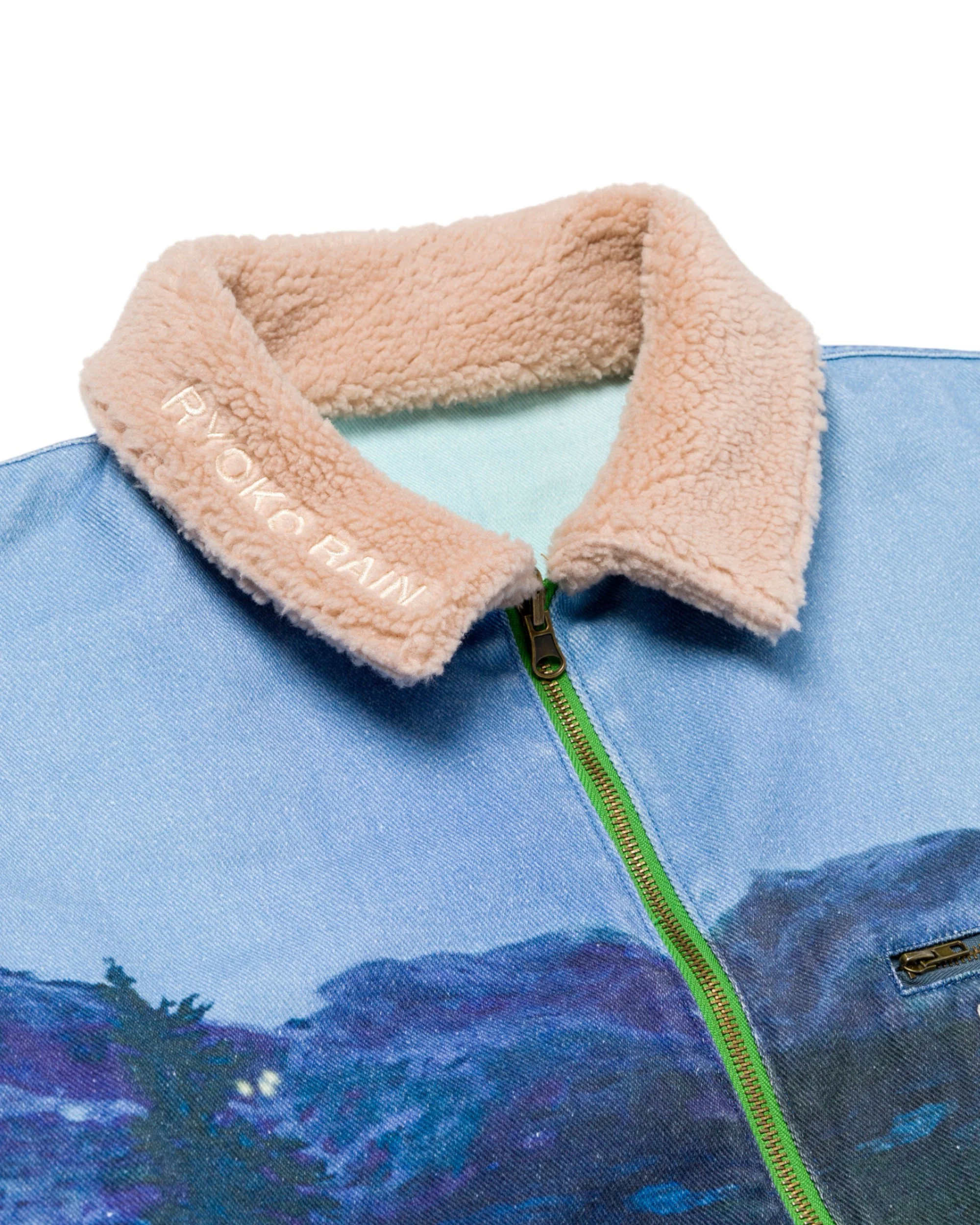 REVERSIBLE VALLEY OF FLOWERS WORK JACKET - Image 8