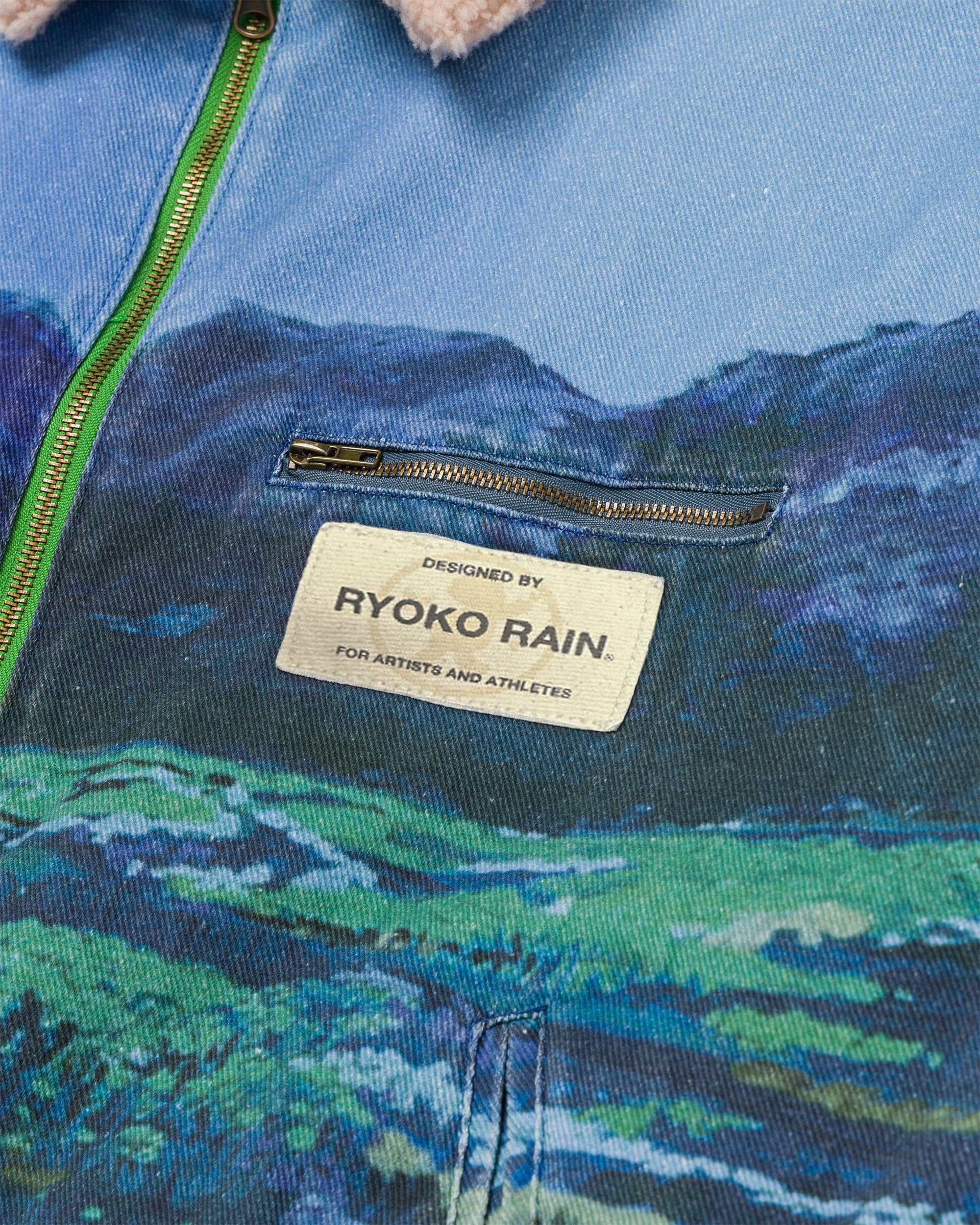 REVERSIBLE VALLEY OF FLOWERS WORK JACKET - Image 9