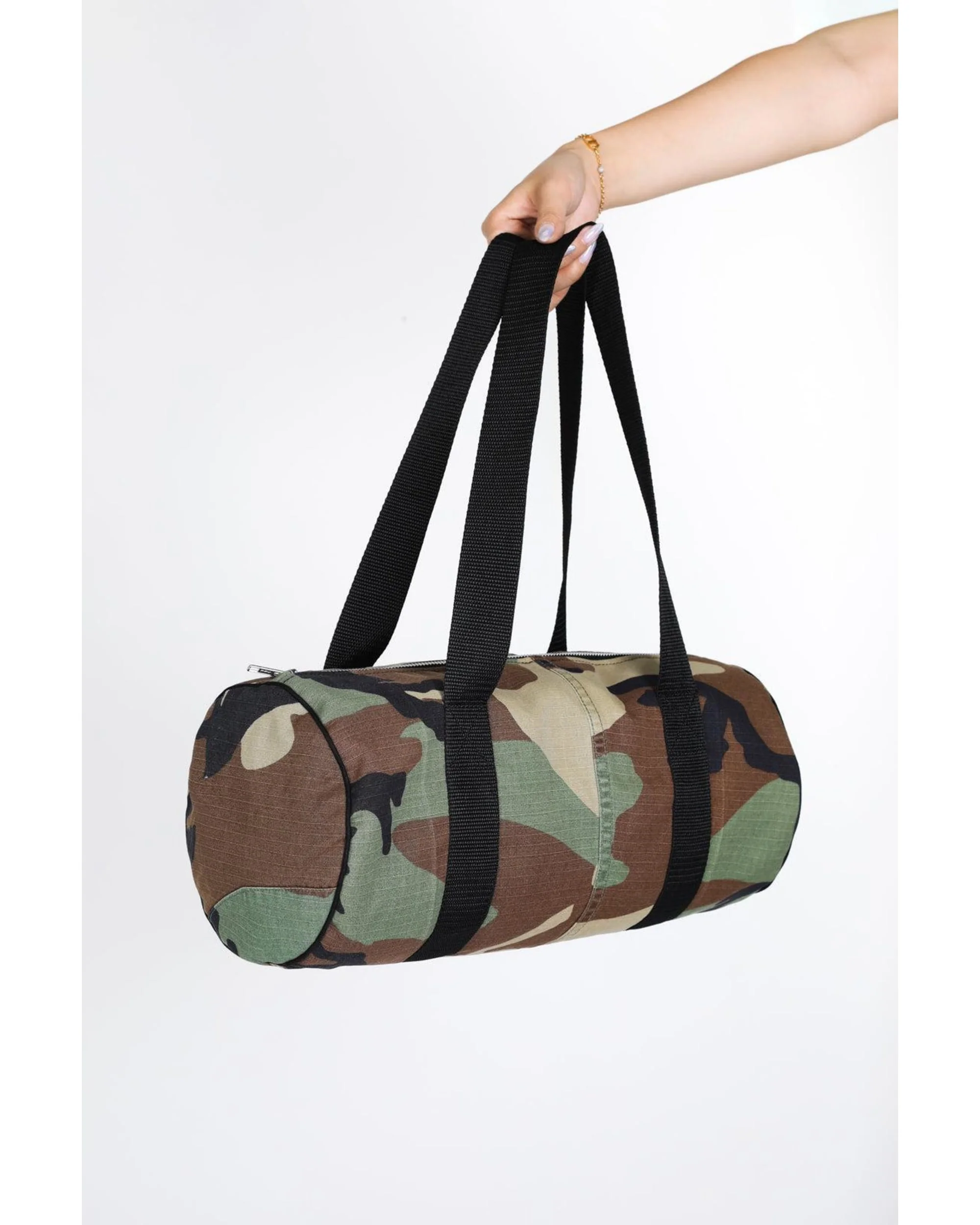 Rework Camo Medium Duffle Bag