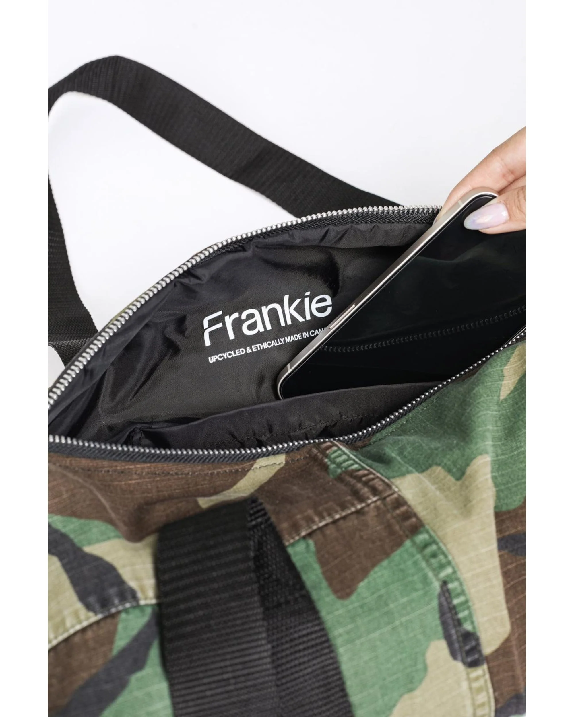 Rework Camo Medium Duffle Bag - Image 3