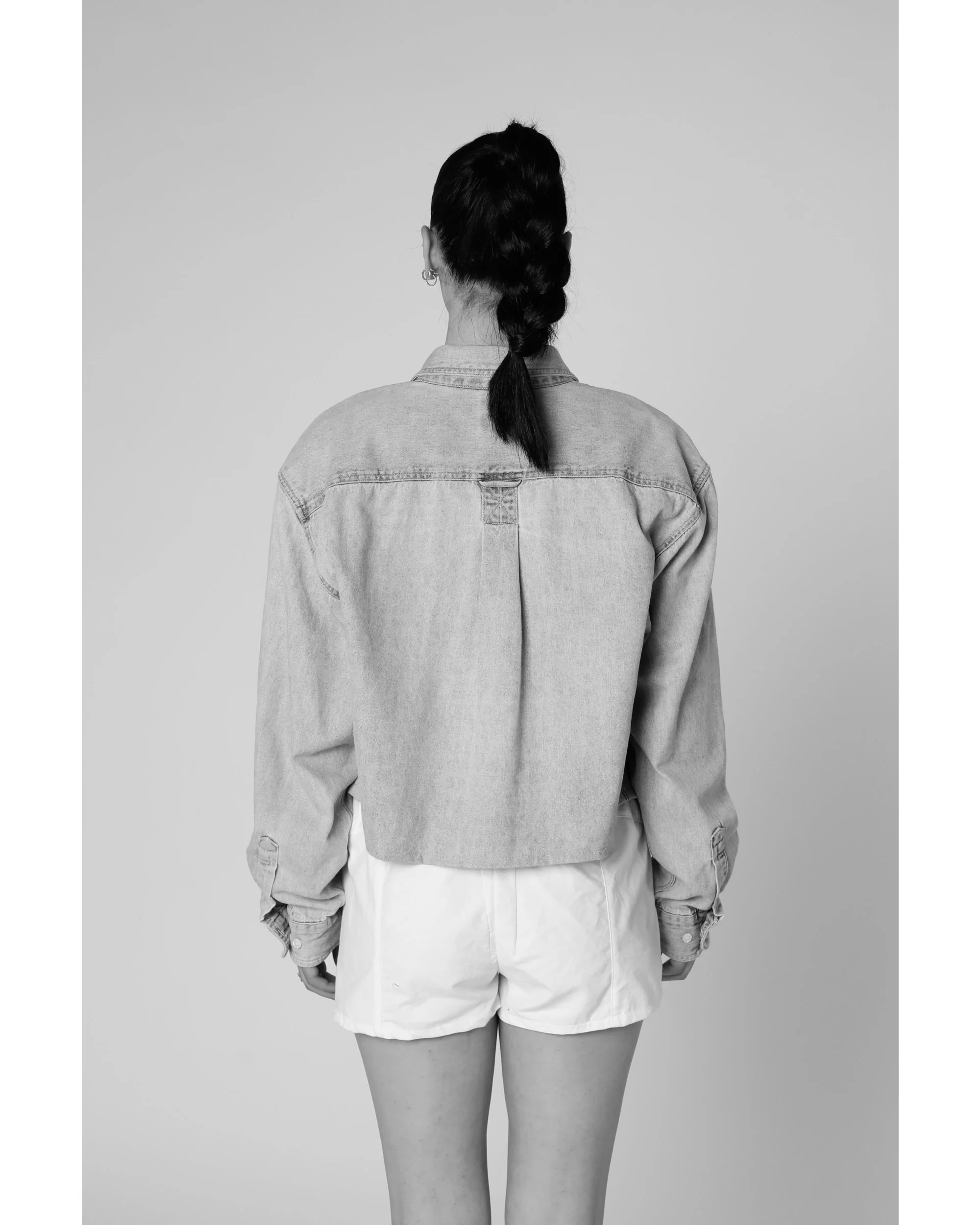 Rework Chambray Waist Crop - XL - Image 2
