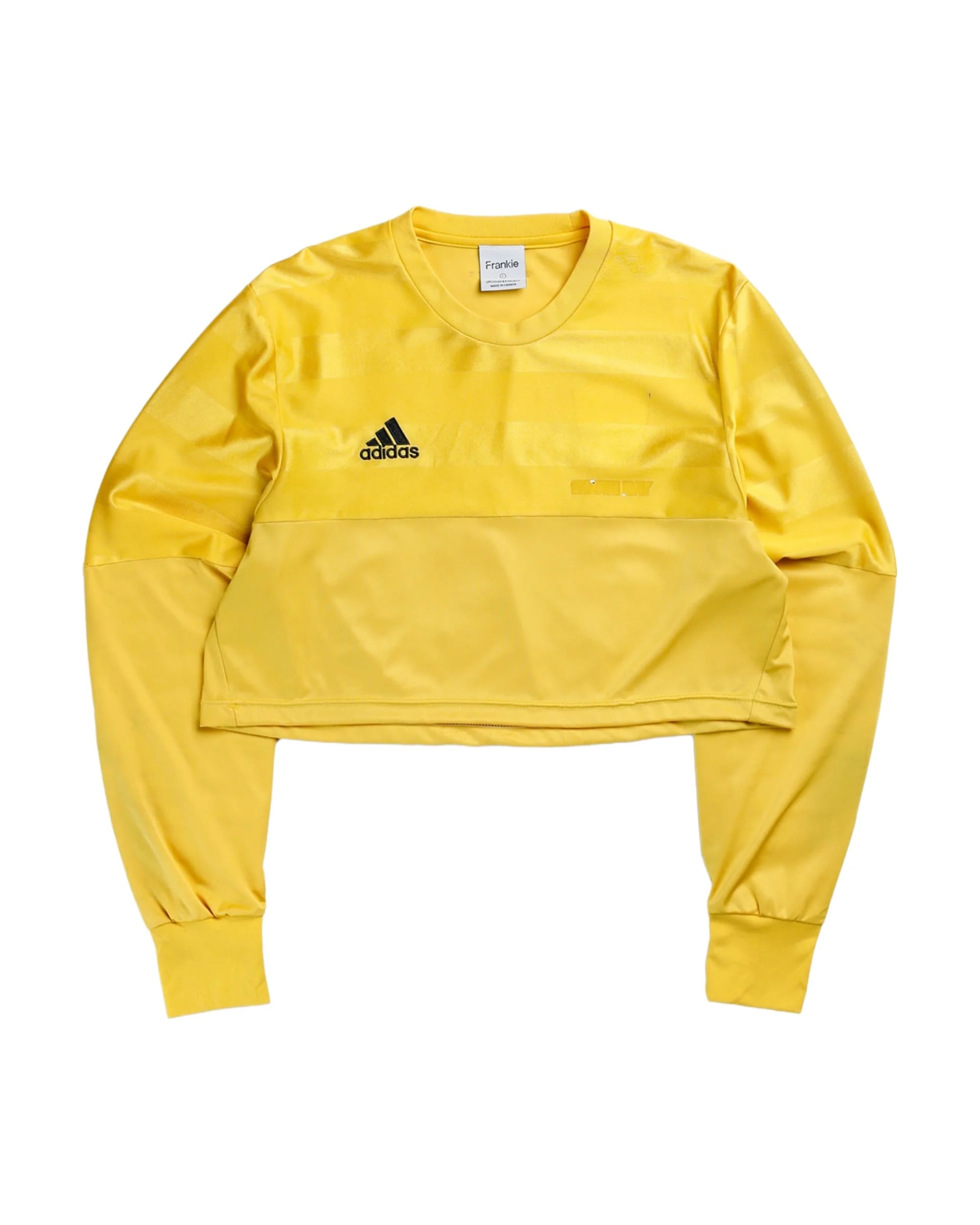 Rework Crop Adidas Soccer Goalie Jersey - L