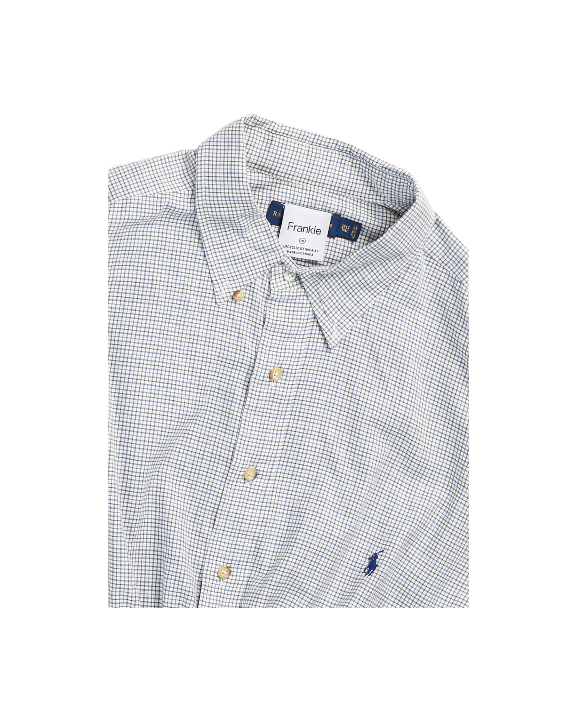 Rework Oxford Cinch Crop Shirt - XXL - Image 3