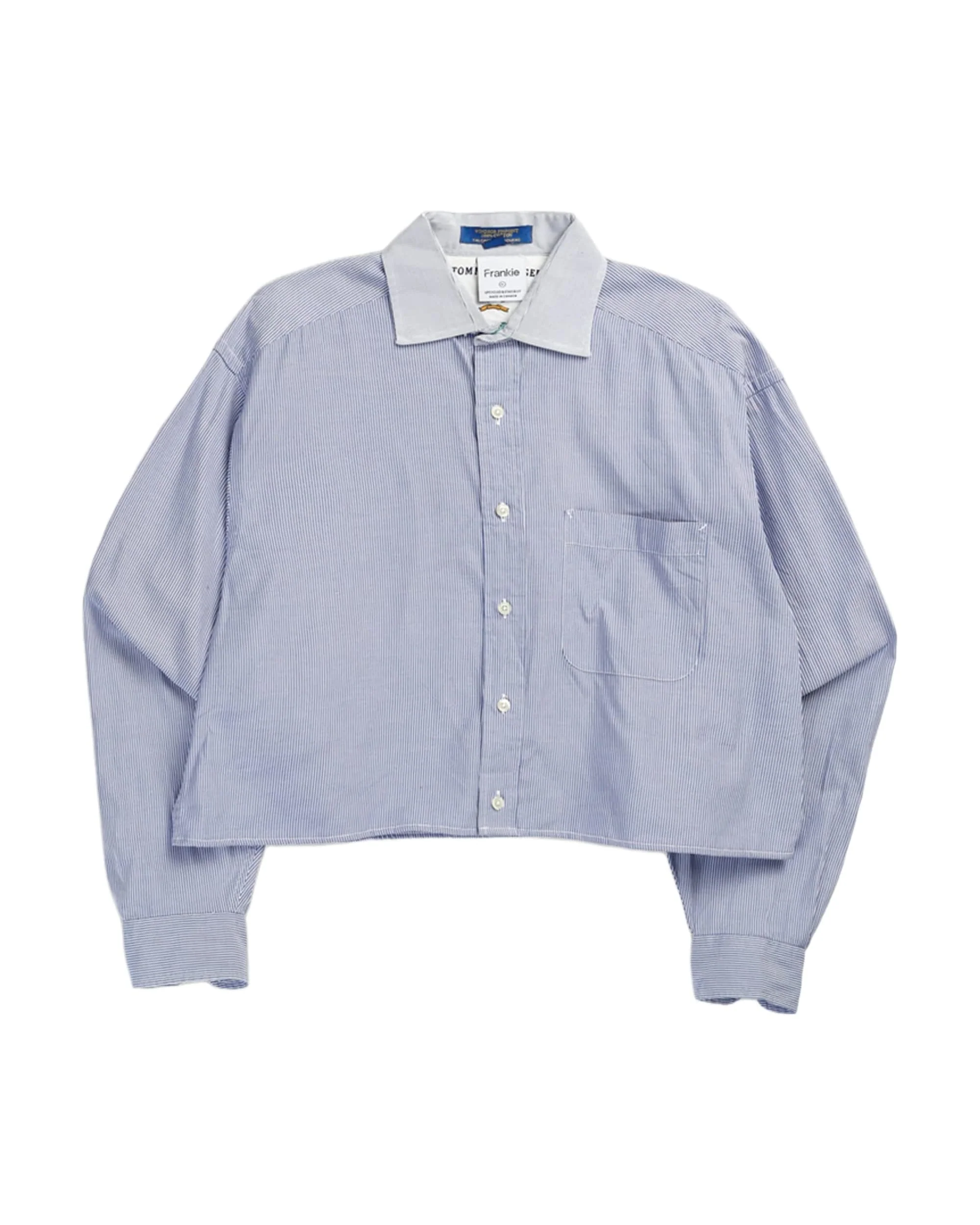 Rework Oxford Crop Shirt - XL