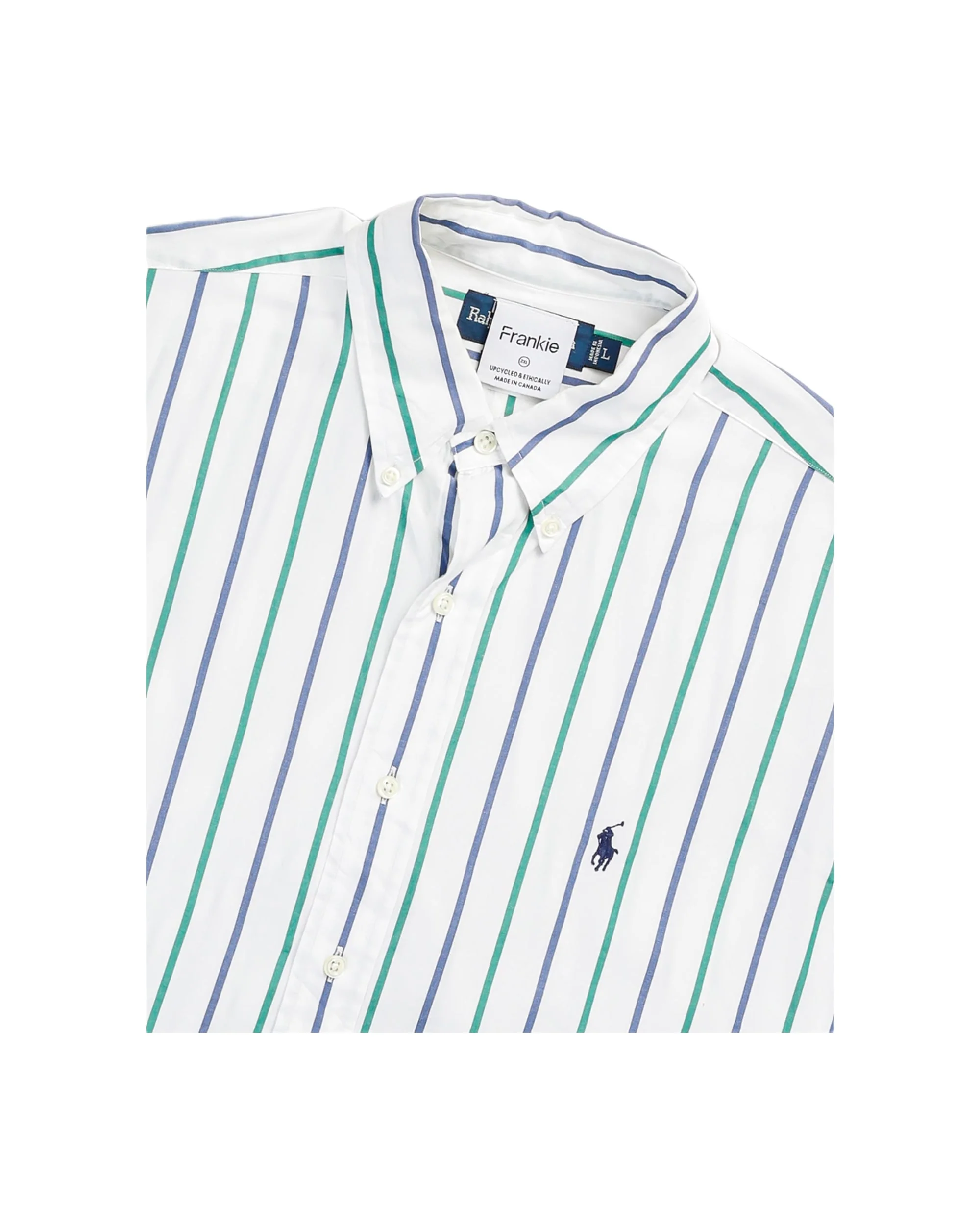 Rework Oxford Crop Shirt - XXL - Image 2